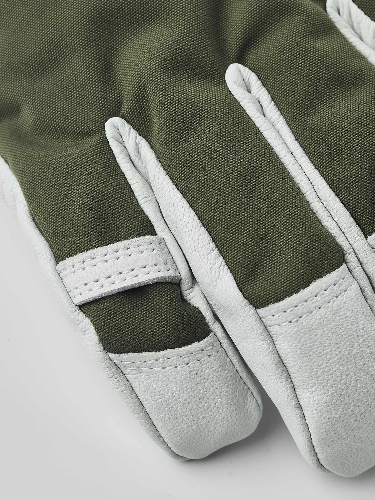 Hestra Army Leather Heli Ski 5-Finger olive 2