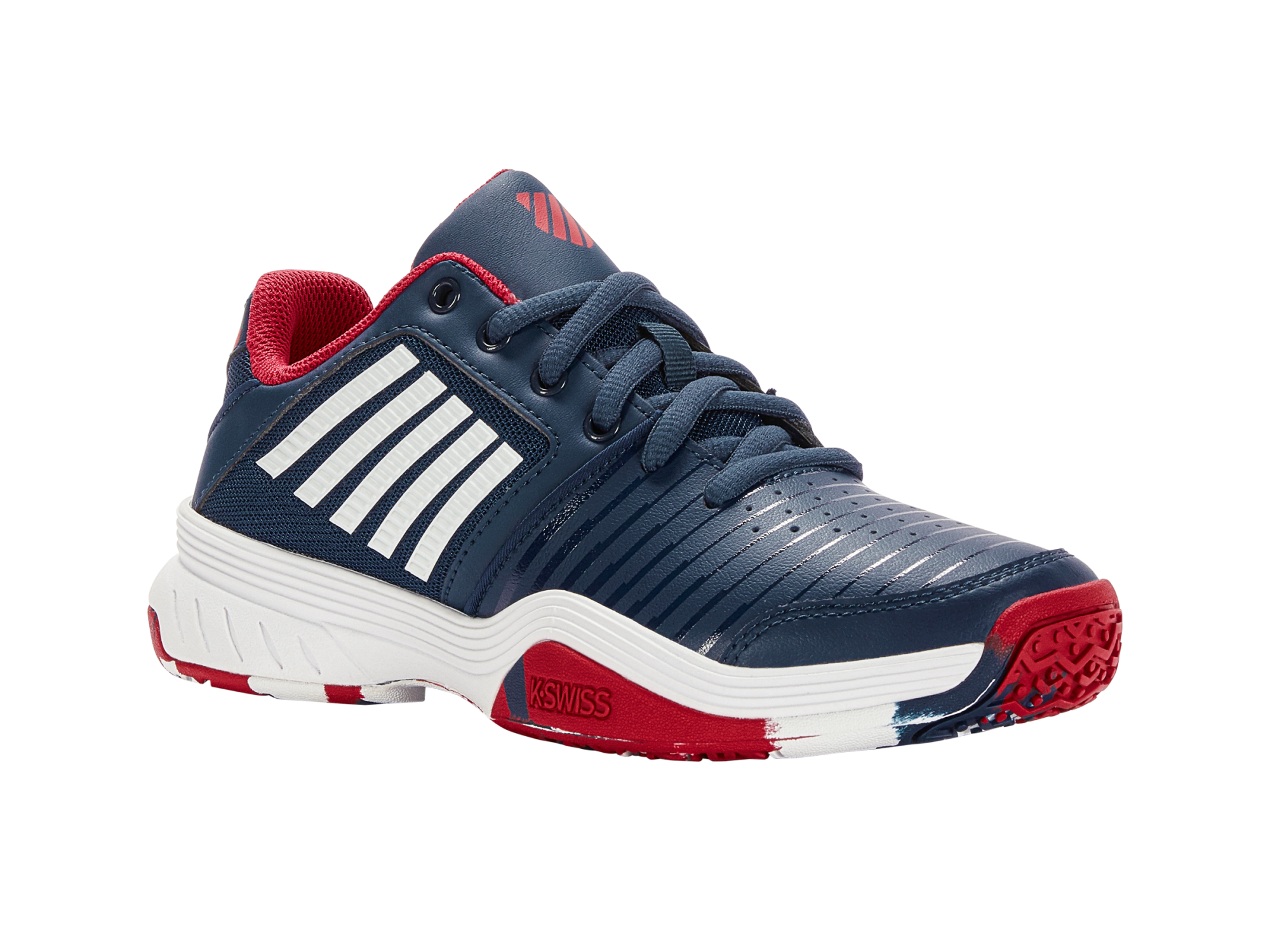 K-Swiss JR Court Express Omni blue opal/white/lollipop white 2