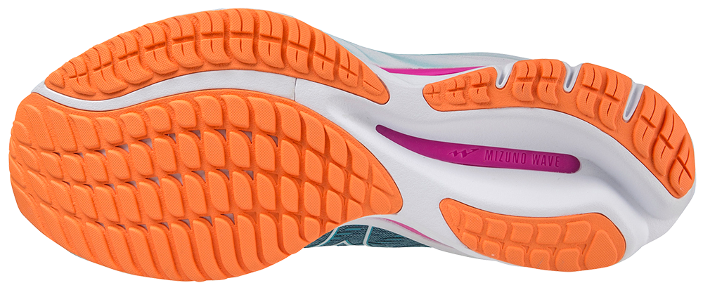 Mizuno W Wave Rider 26 antigua sand/white/light orange orange 2