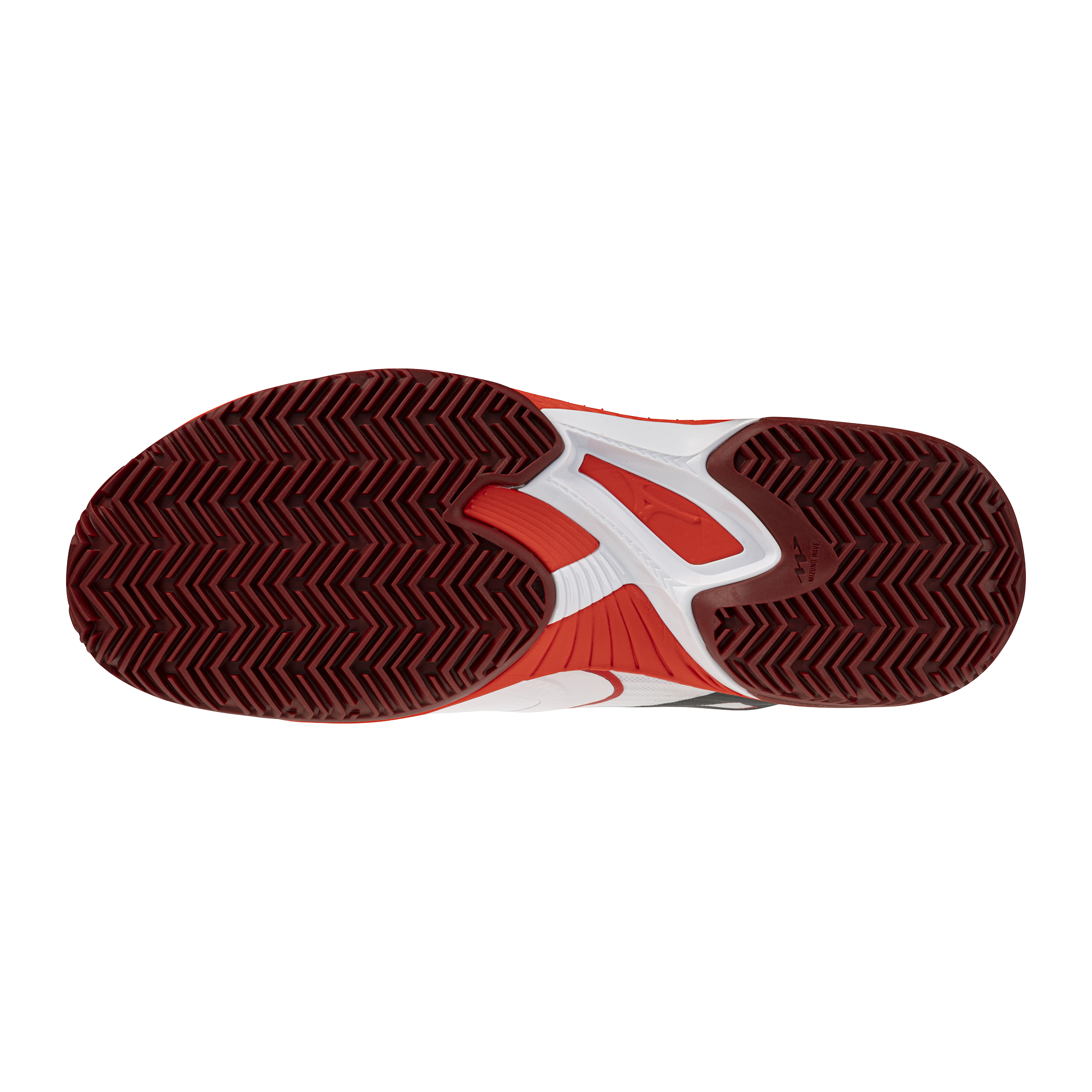 Mizuno Wave Exceed Court CC fiery red/white/sun dried toma 2
