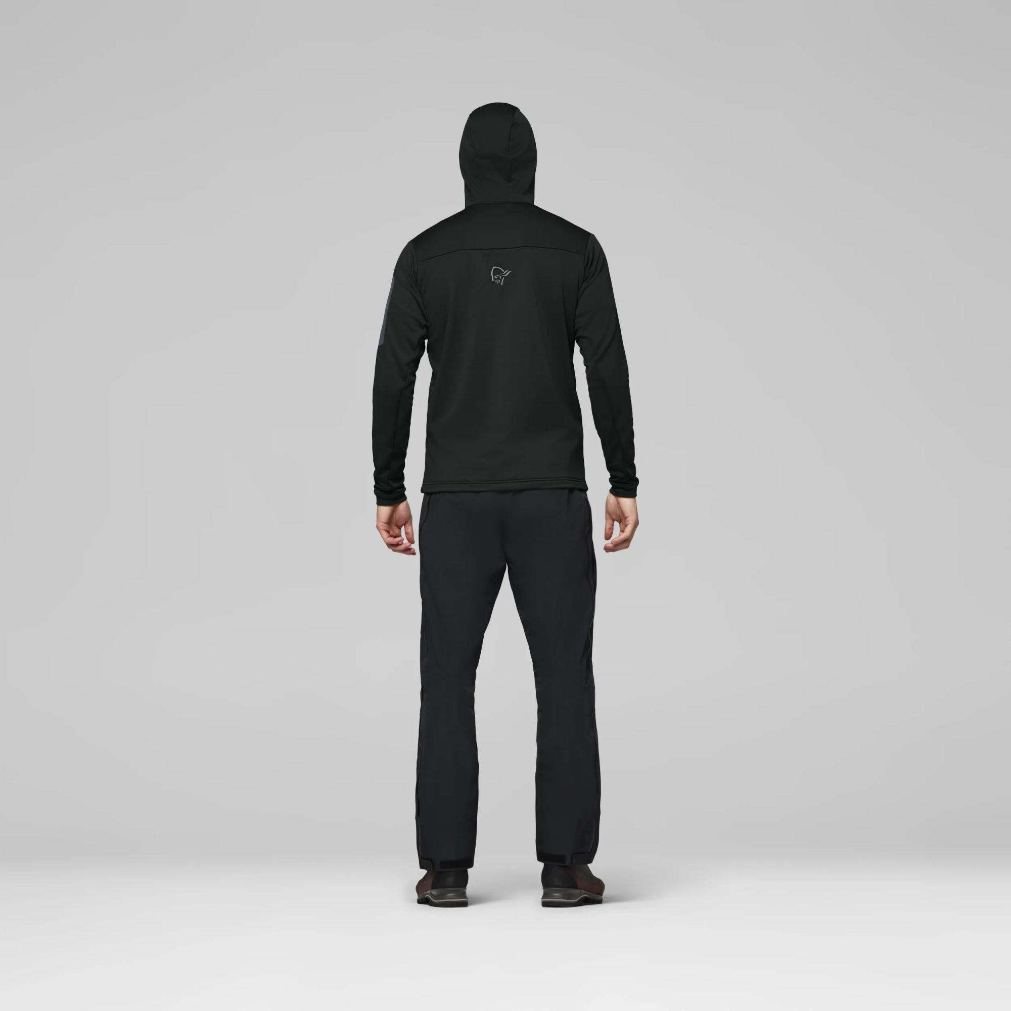 Norrona Falketind warm2 Stretch Hood caviar black 2