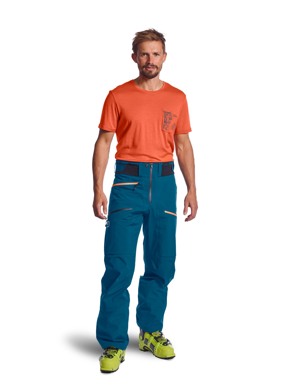 Ortovox 3L Deep Shell Pants arctic gray 2