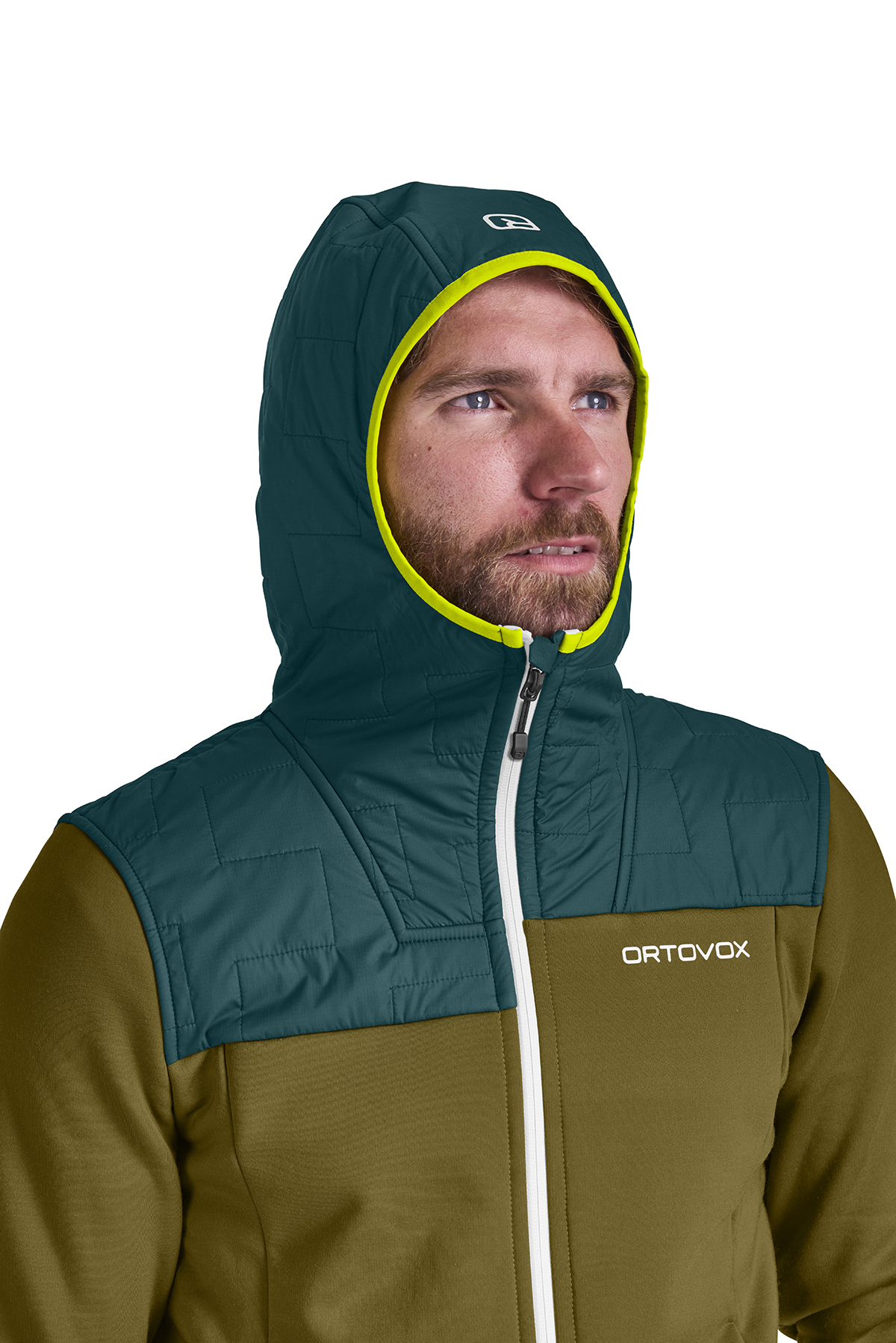 Ortovox Fleece Plus Hoodie green moss Fleece 2
