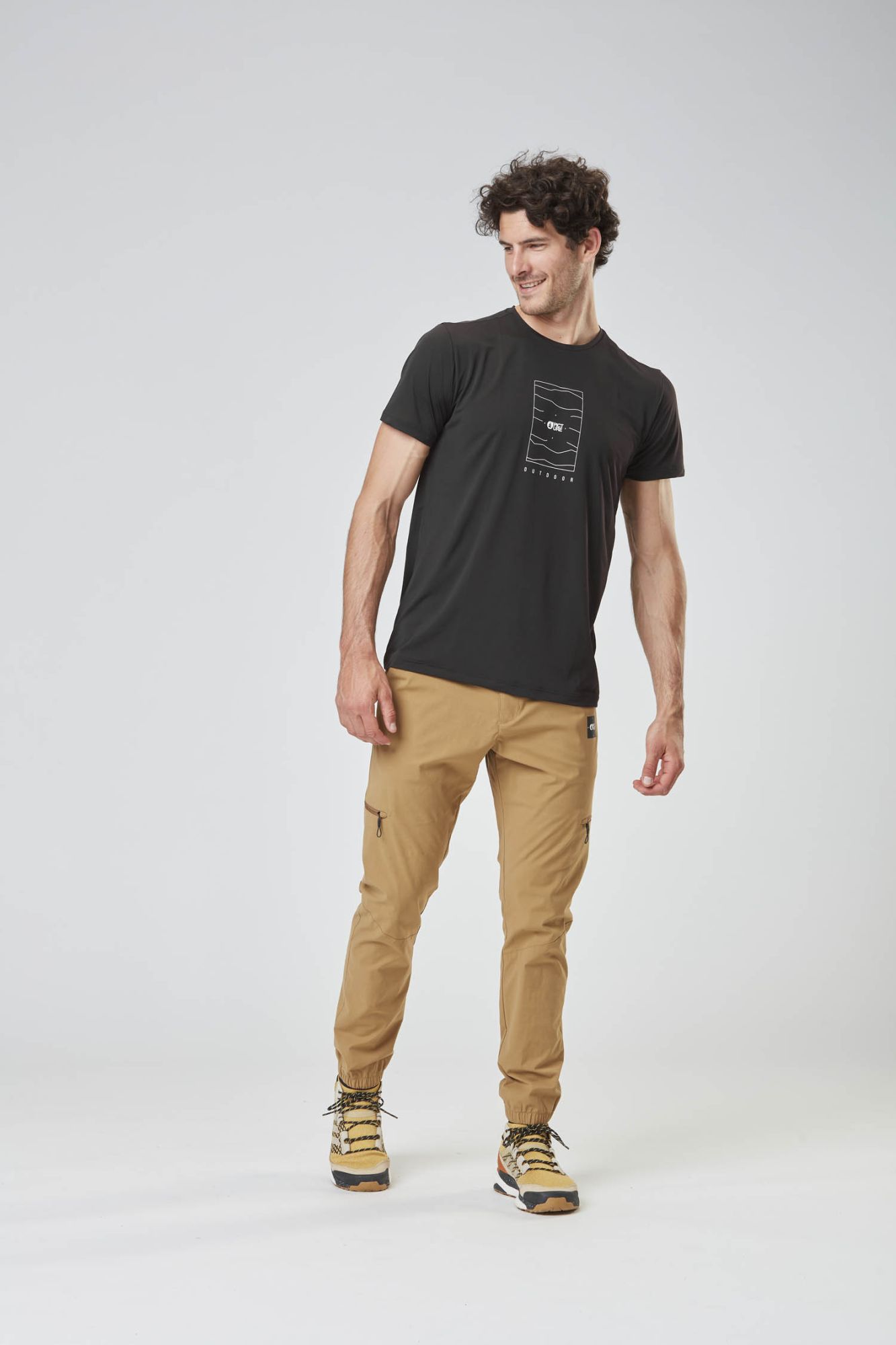 Picture Travis Tech Tee full black black 2