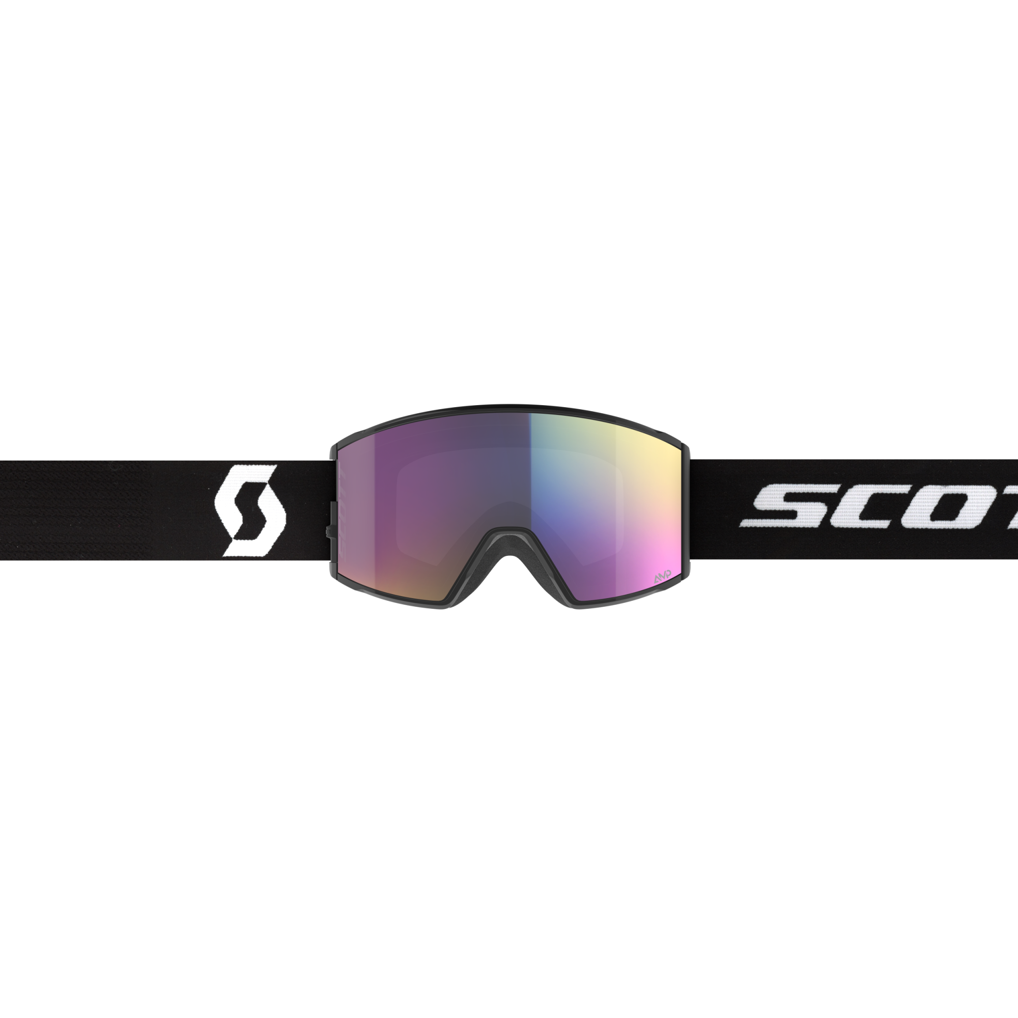 Scott Goggle React mineral black-white/AMP teal chrome S2 2
