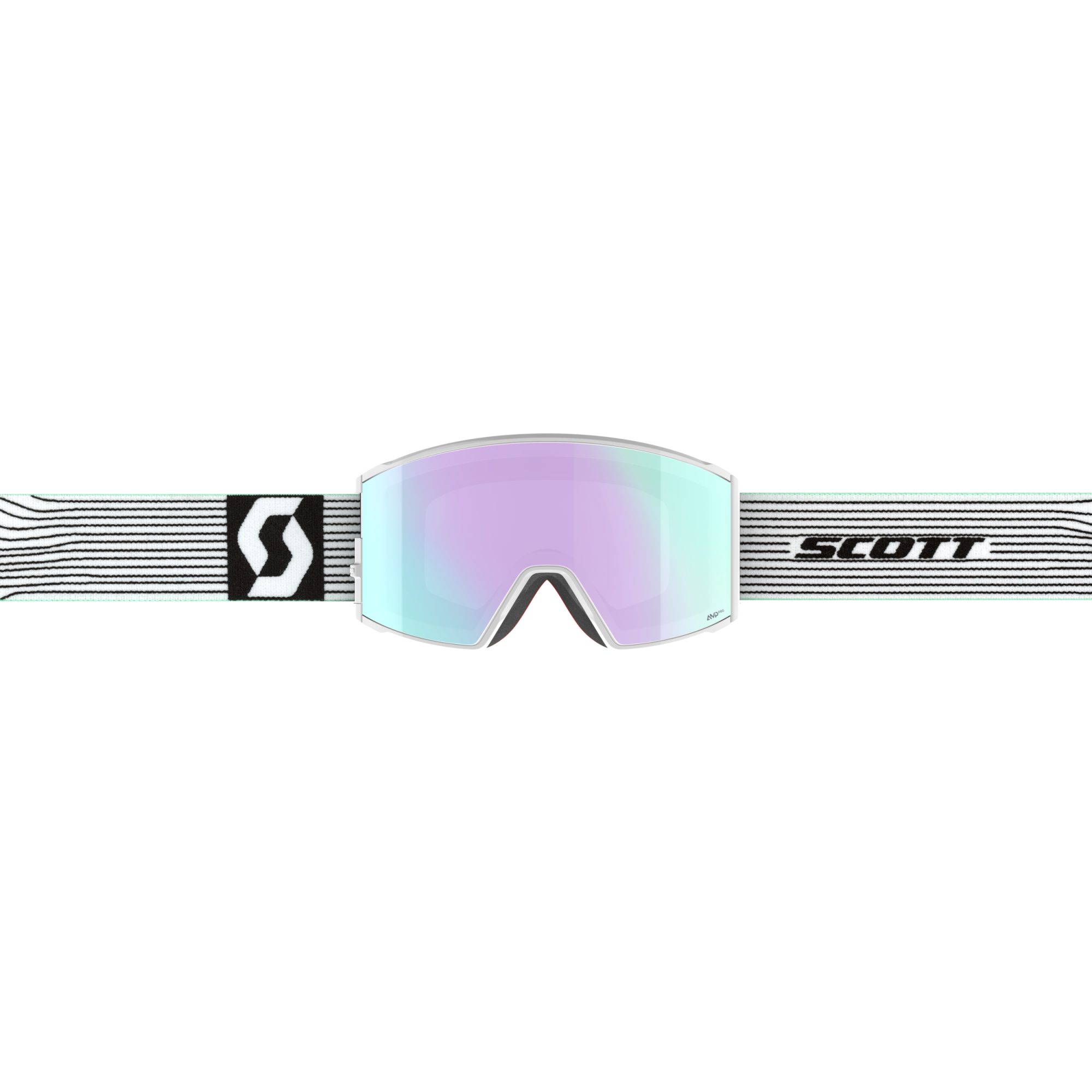 Scott React Goggle AMP Pro white-green mint/AMP Pro lavender lavender 2
