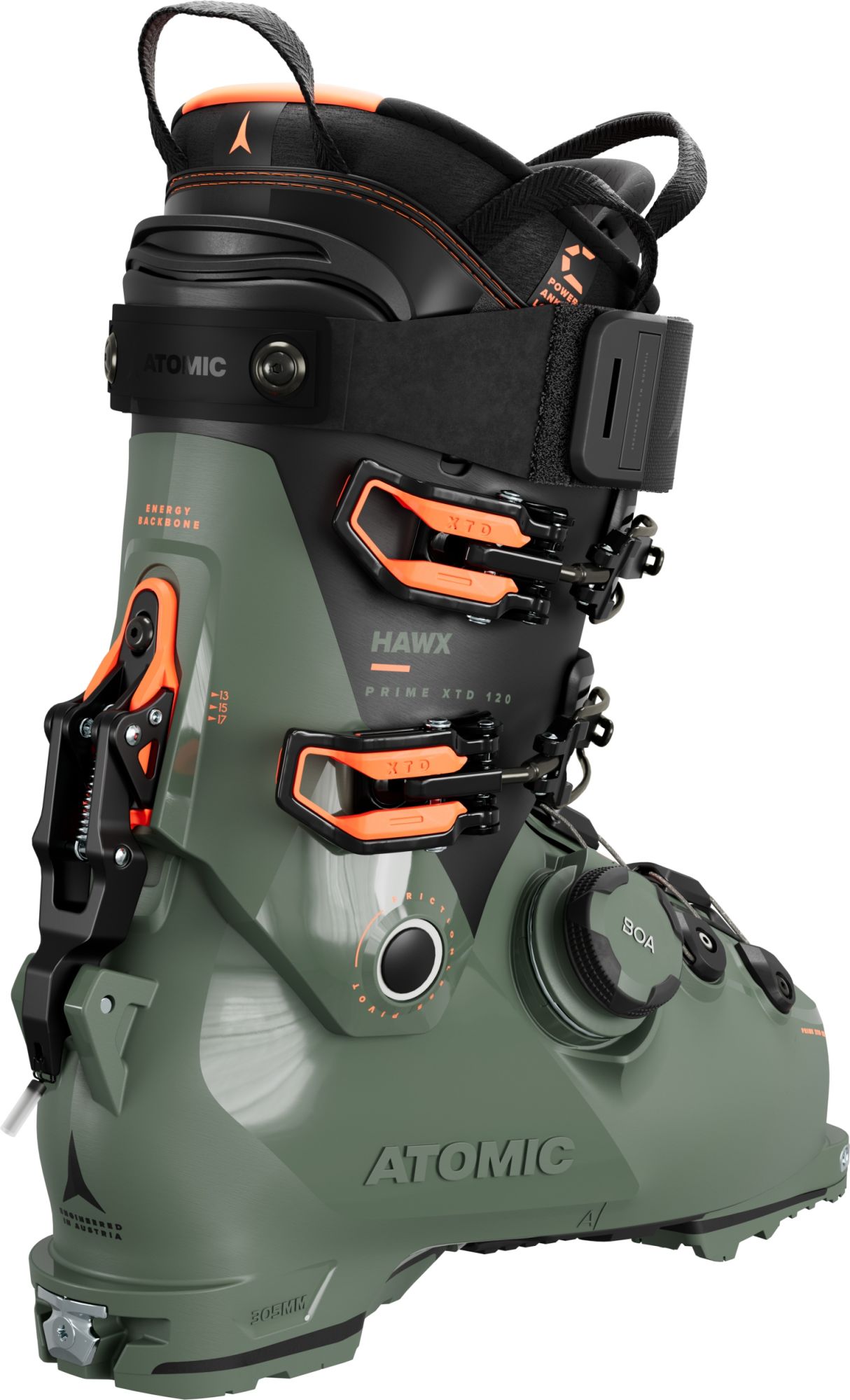 Atomic Hawx Prime XTD 120 BOA army green/orange 3
