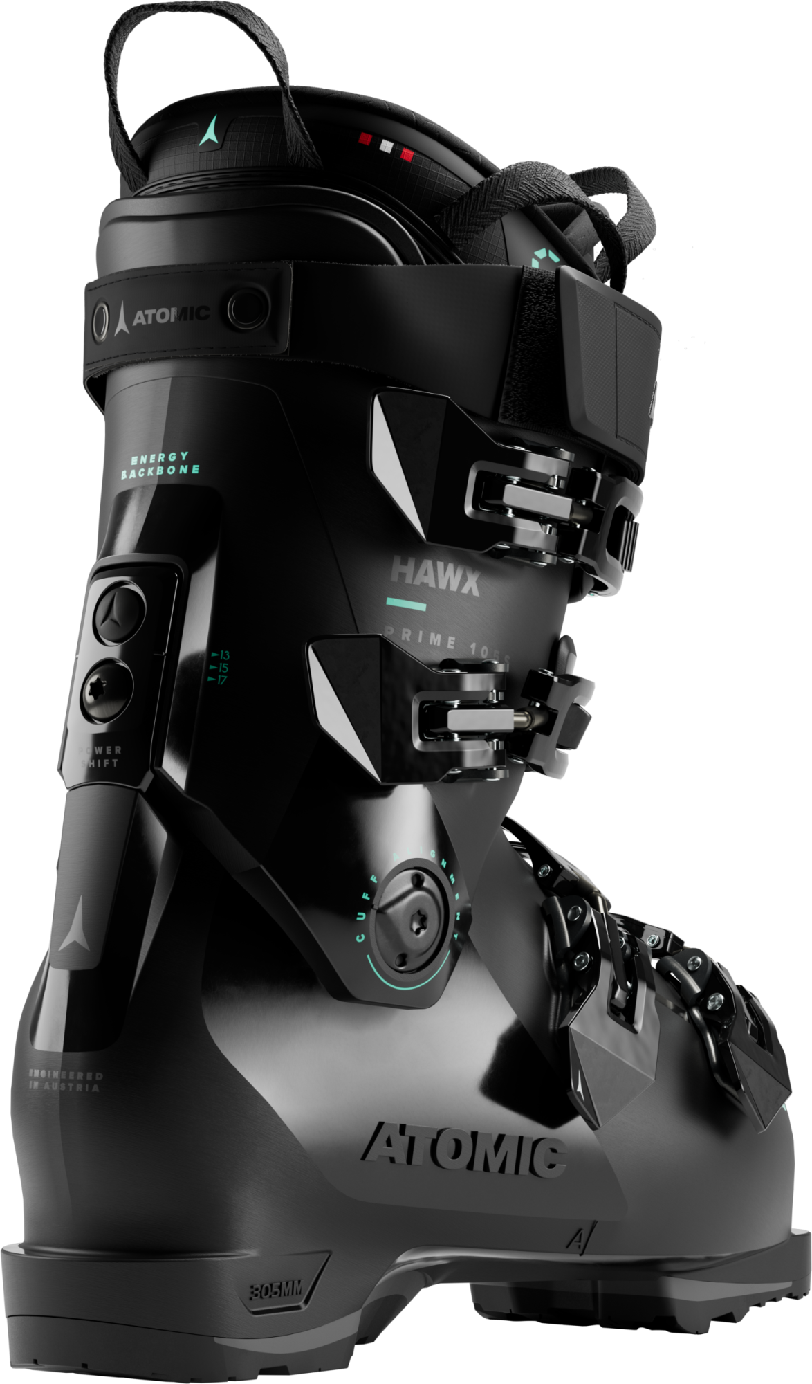 Atomic W Hawx Prime 105 S black/teal 3