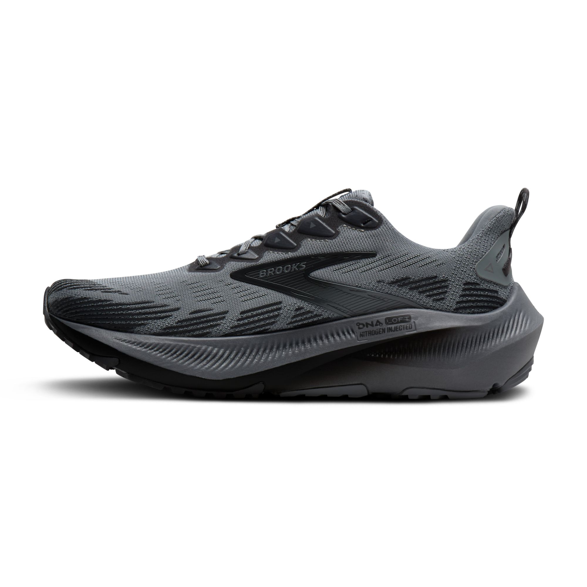 Brooks Ghost Trail gray/gray/blackened pearl 3