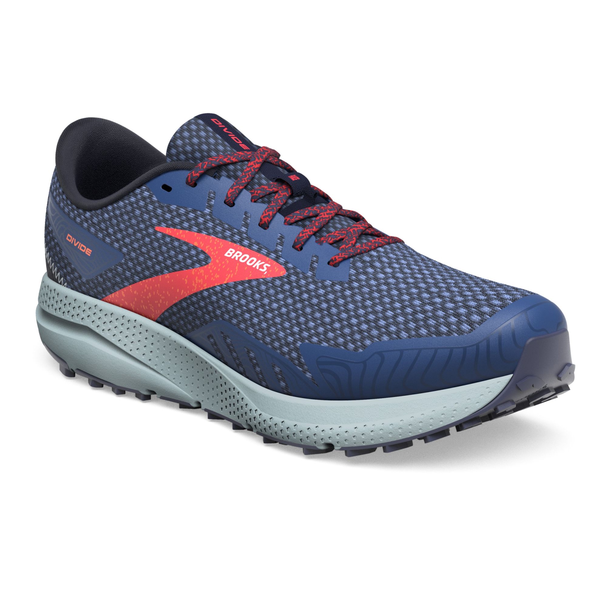 Brooks W Divide 4 GTX black/blackened pearl/purple black/black 3