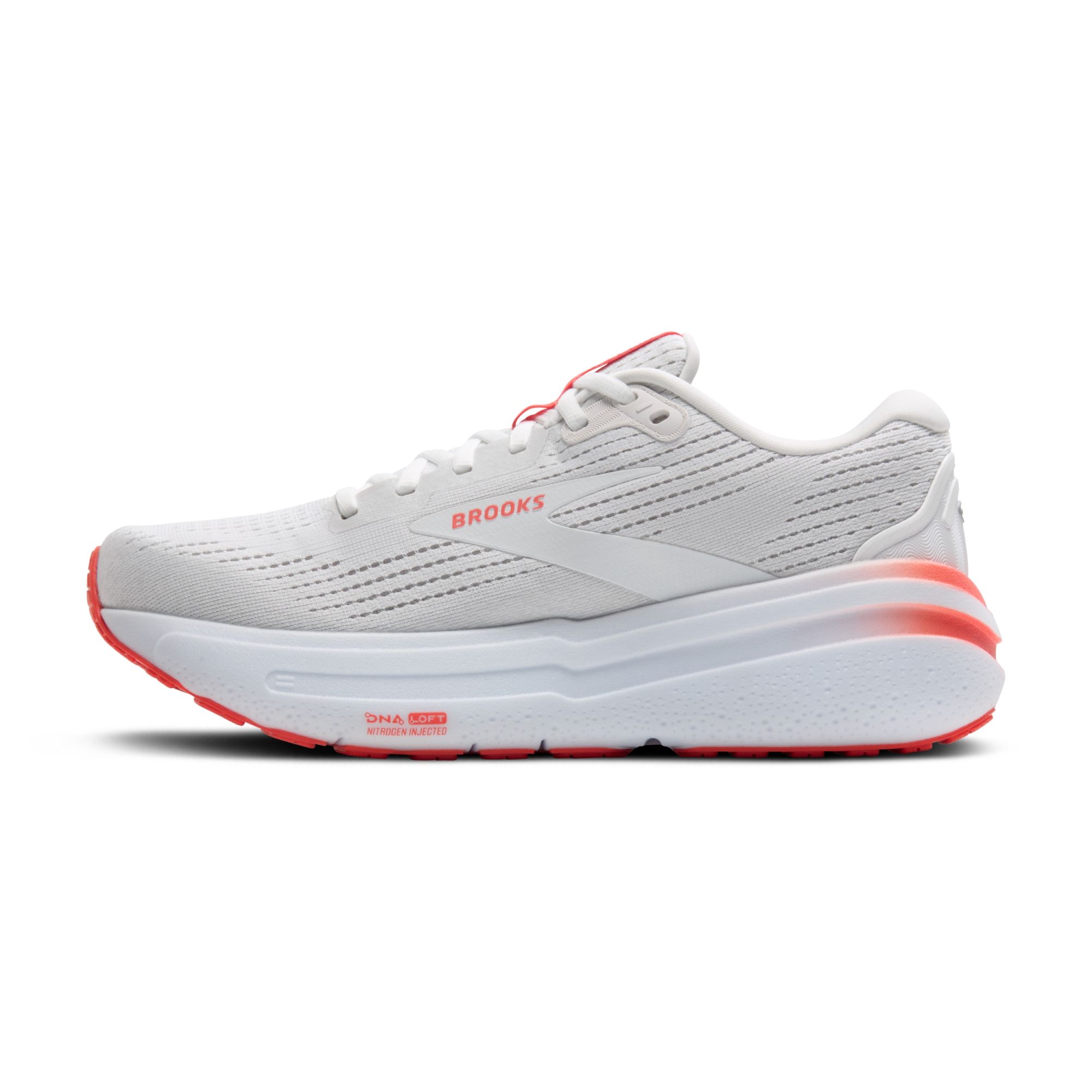 Brooks W Ghost Max 2 white/hot coral coral 3