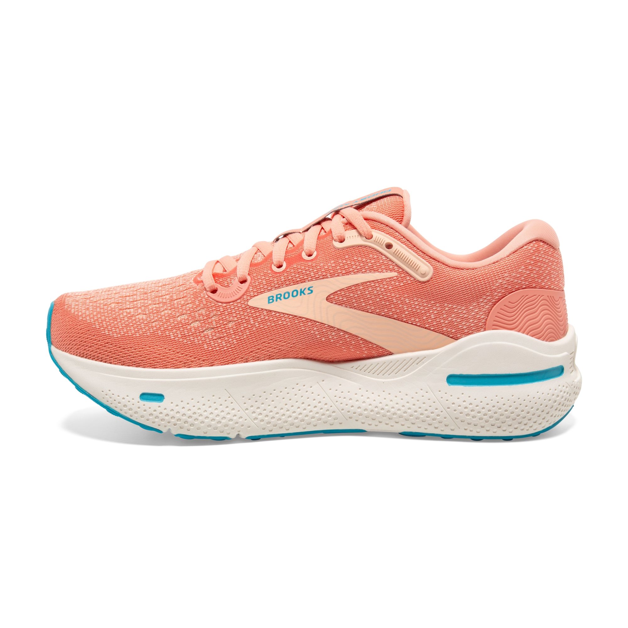 Brooks W Ghost Max papaya/apricot/blue apricot 3