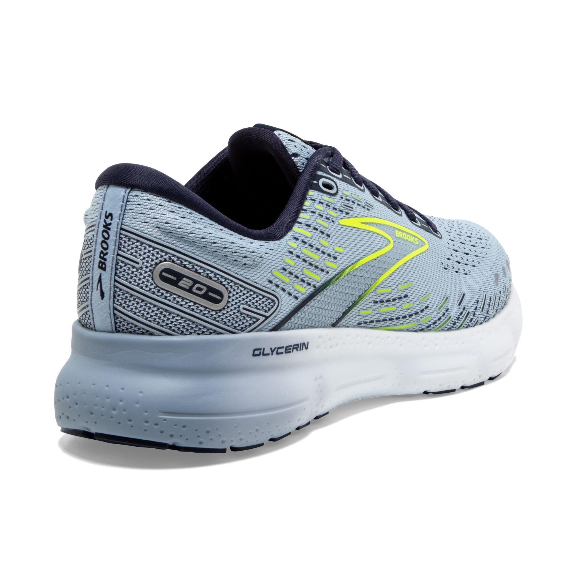 Brooks W Glycerin 20 light blue/peacoat/nightlife light blue 3