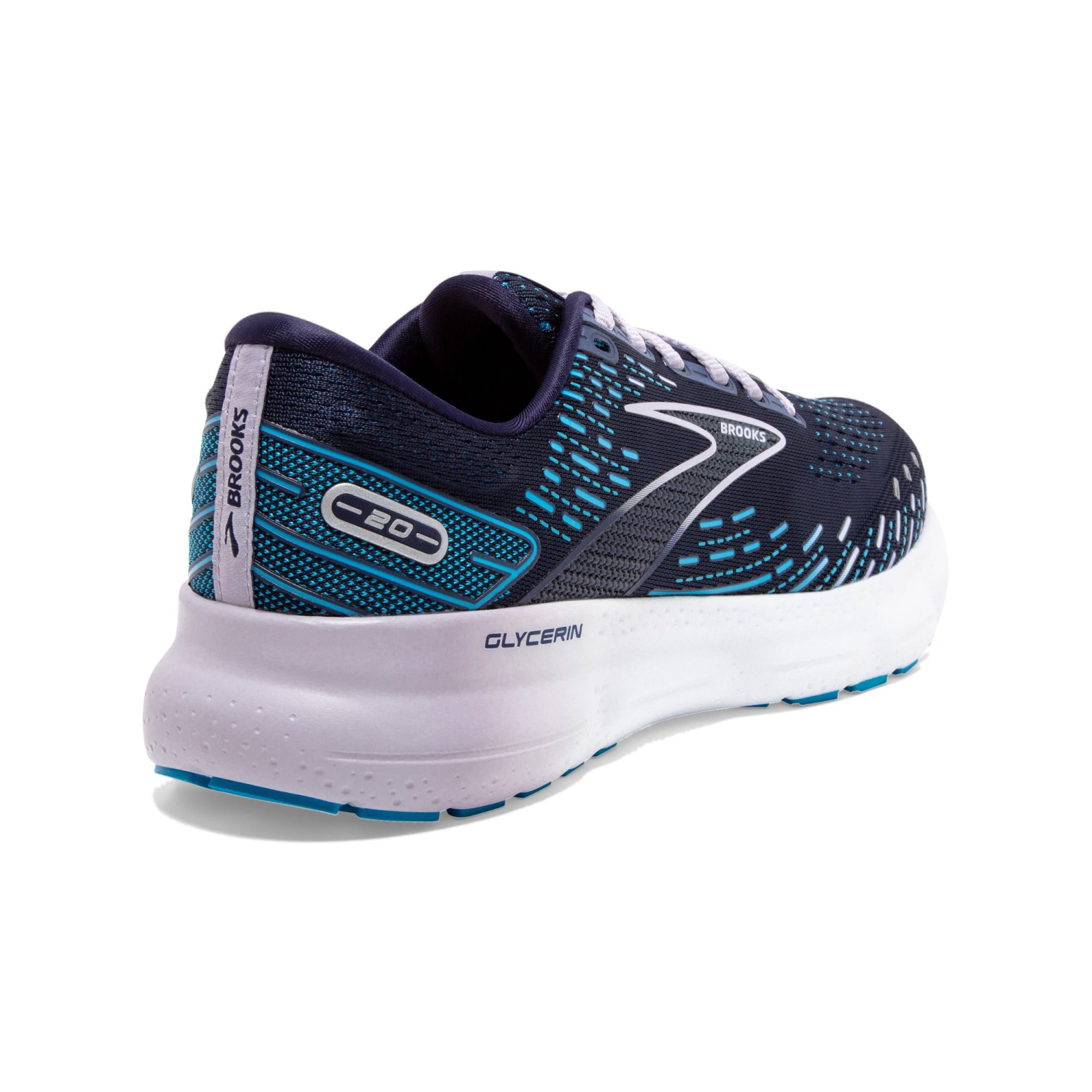 Brooks W Glycerin 20 peacoat/ocean/pastel lilac lilac 3
