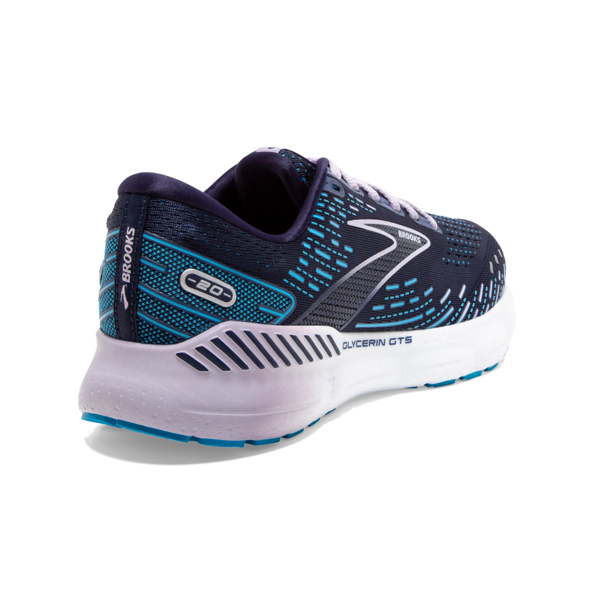 Brooks W Glycerin GTS 20 peacoat/ocean/pastel lilac lilac 3
