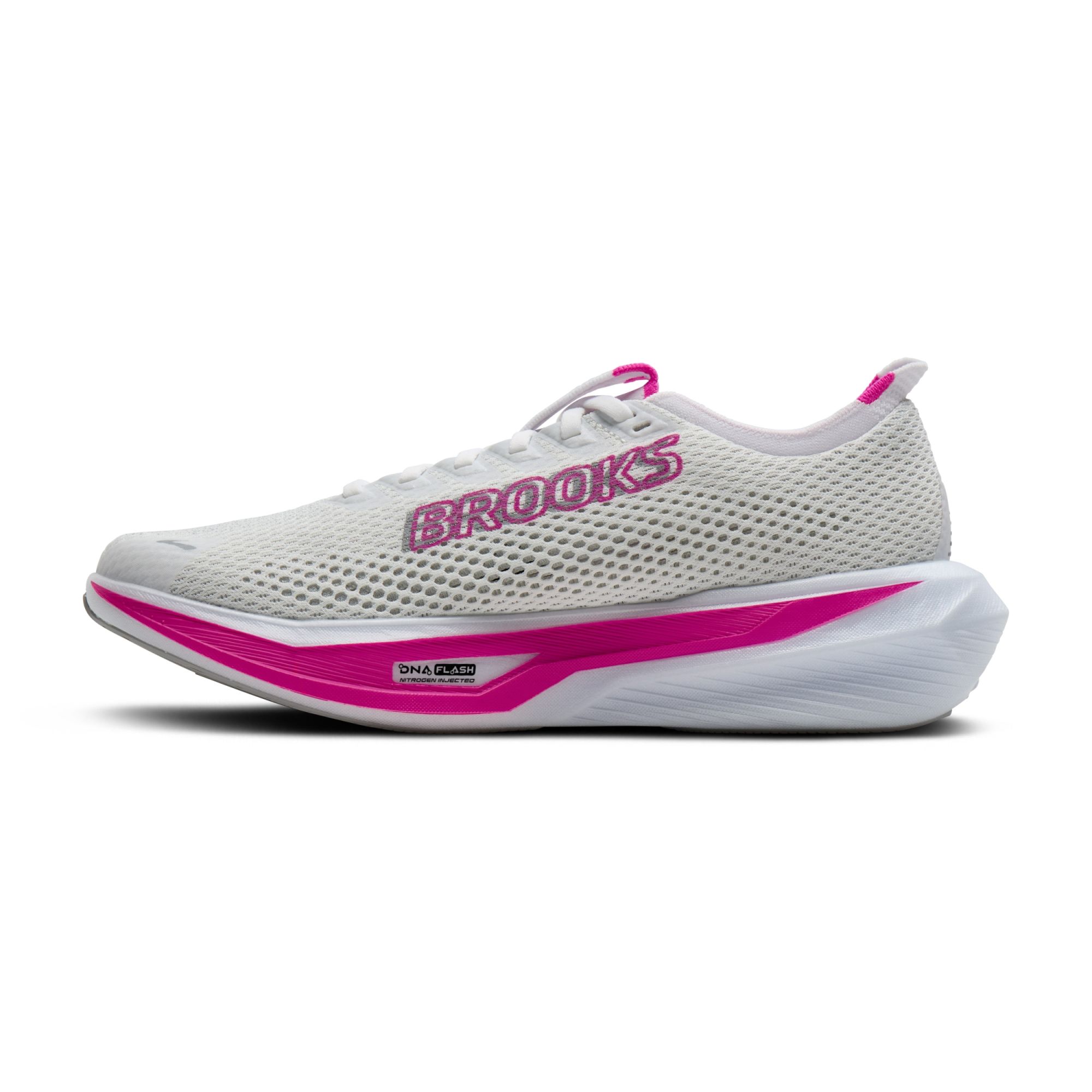 Brooks W Hyperion 3 white/luminary/cyber pink 3