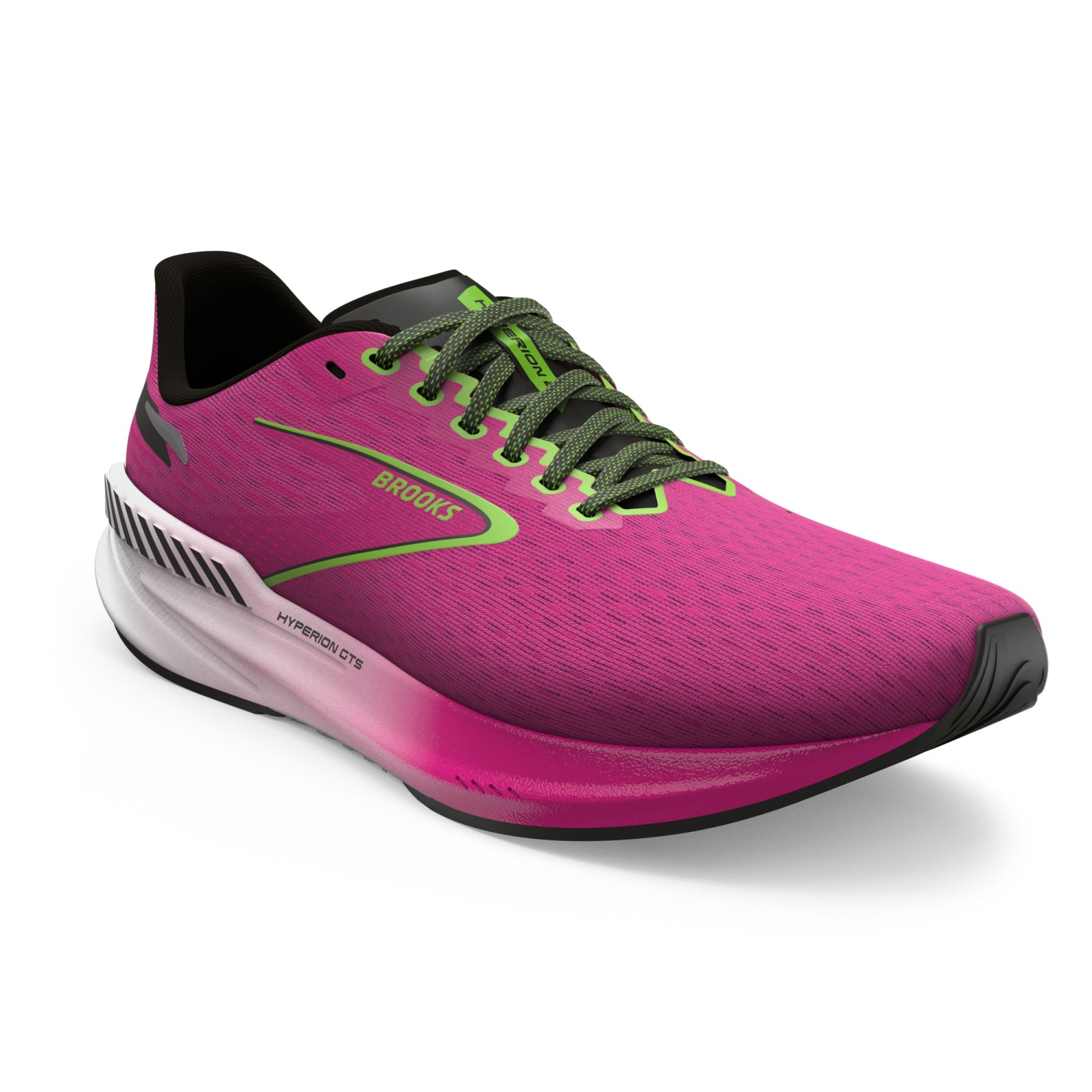 Brooks W Hyperion GTS pink glo/green/black green 3