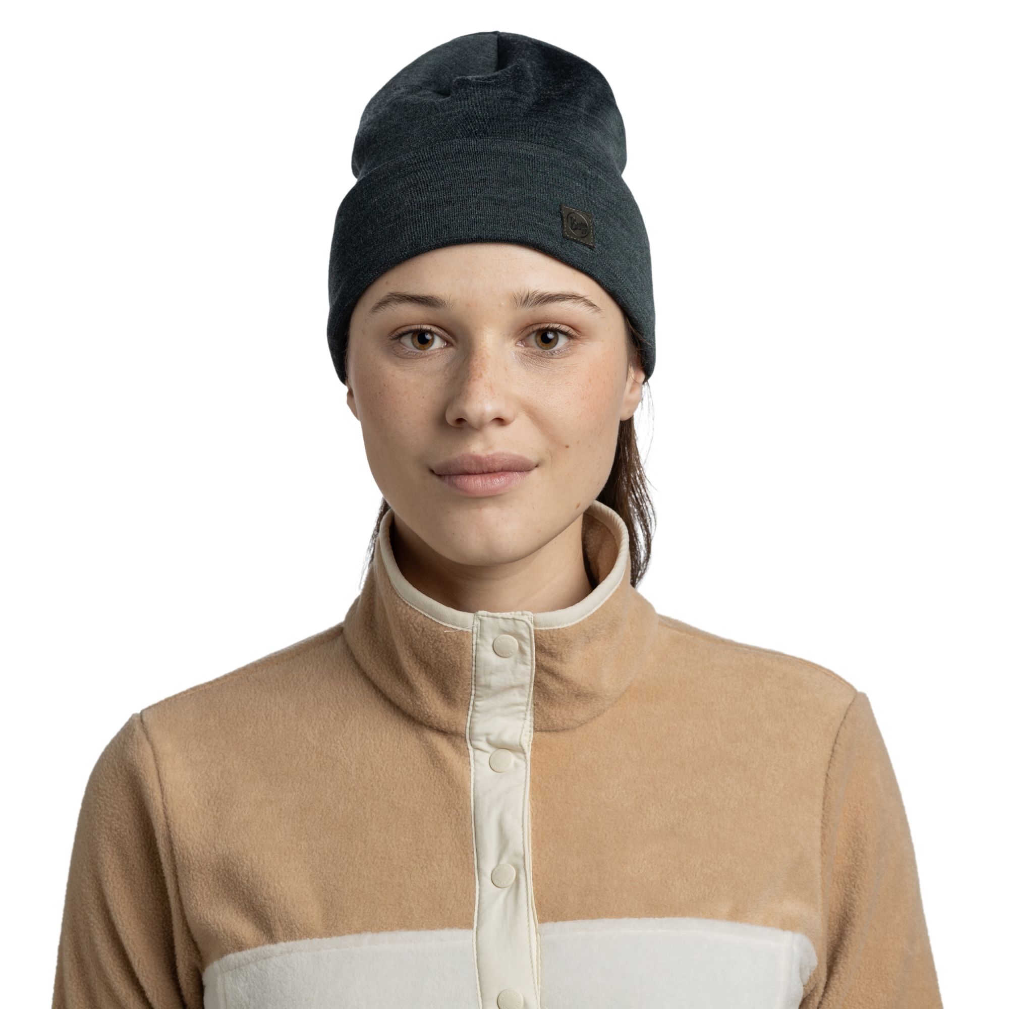 Buff Merino Heavyweight Beanie solid forest 3