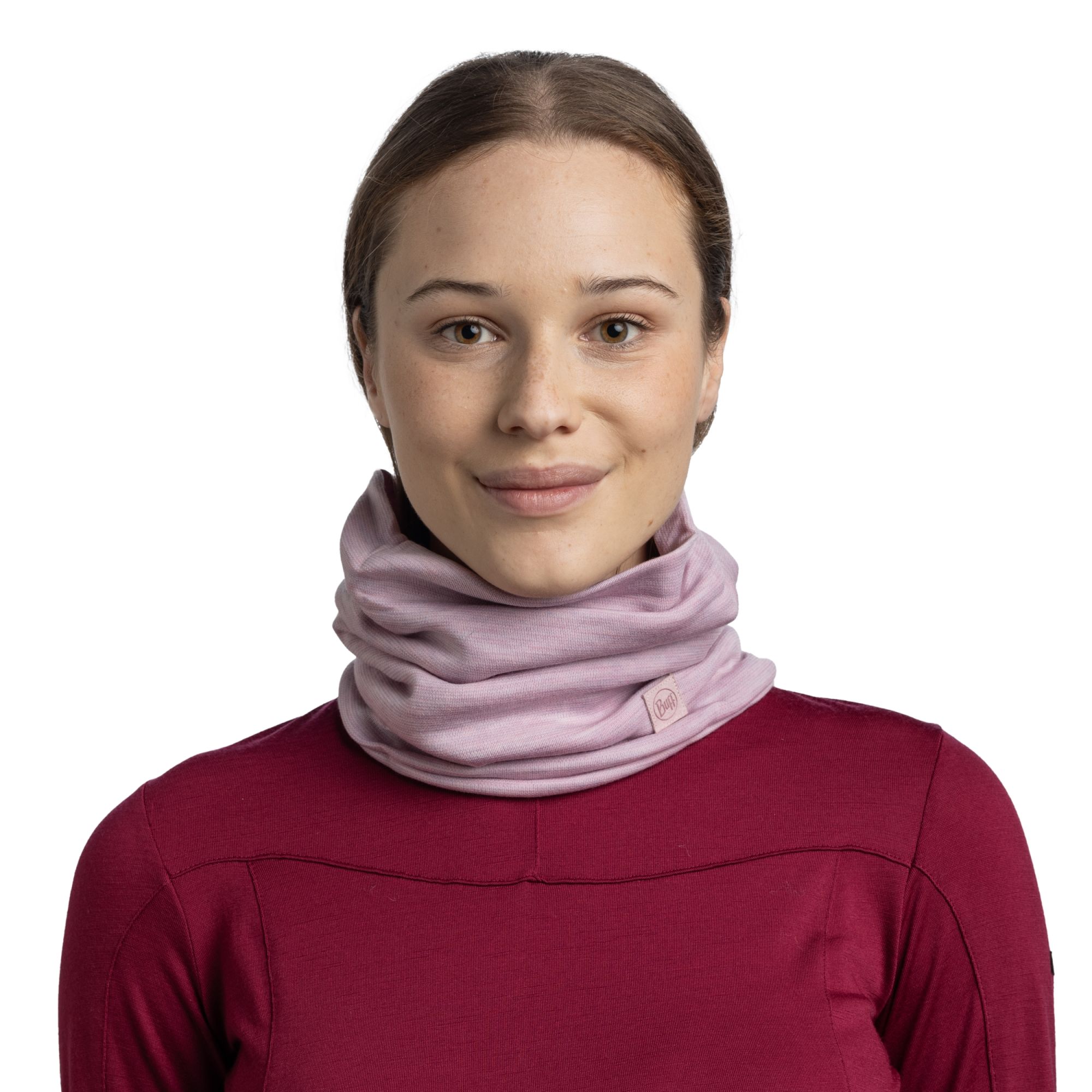 Buff Merino Heavyweight Multifunktionstuch lilac sand 3