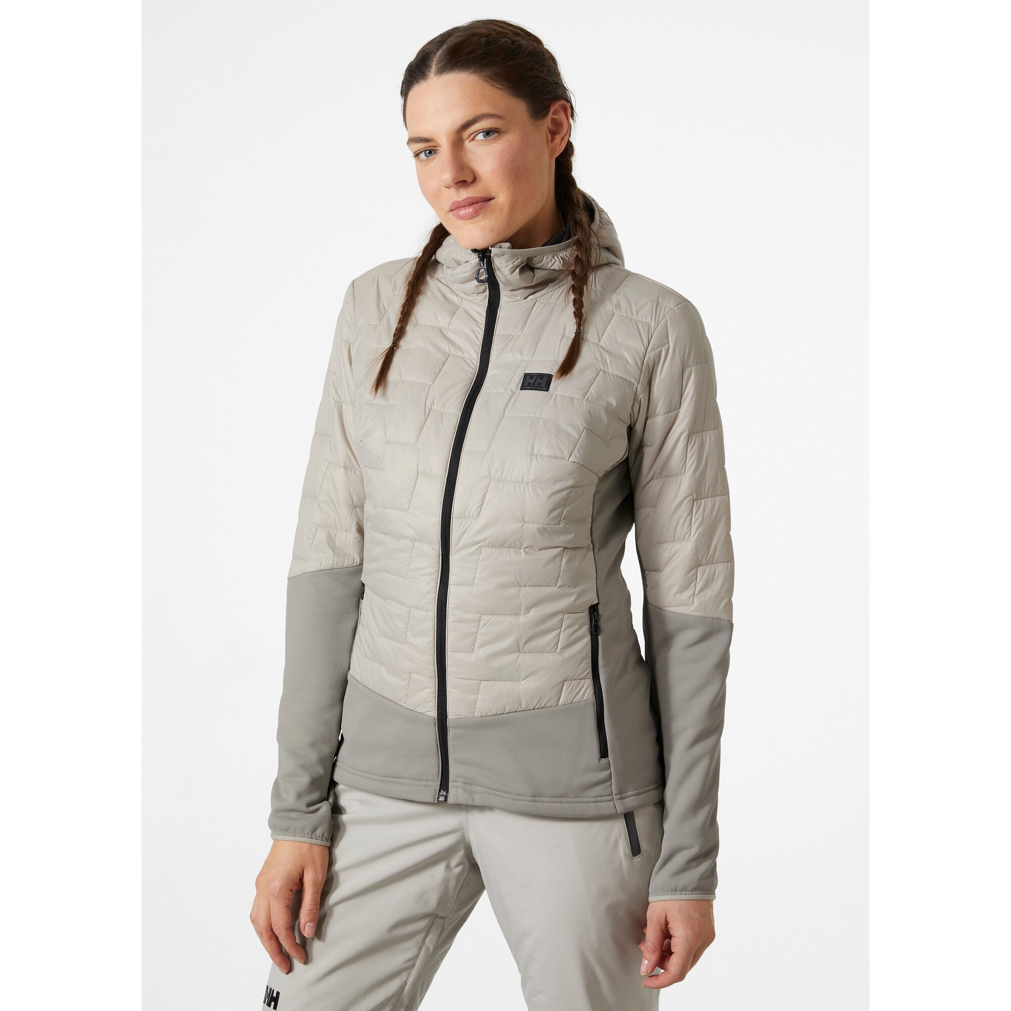 Helly Hansen W Lifaloft Hybrid Insulator Jacket mellow grey grey 3