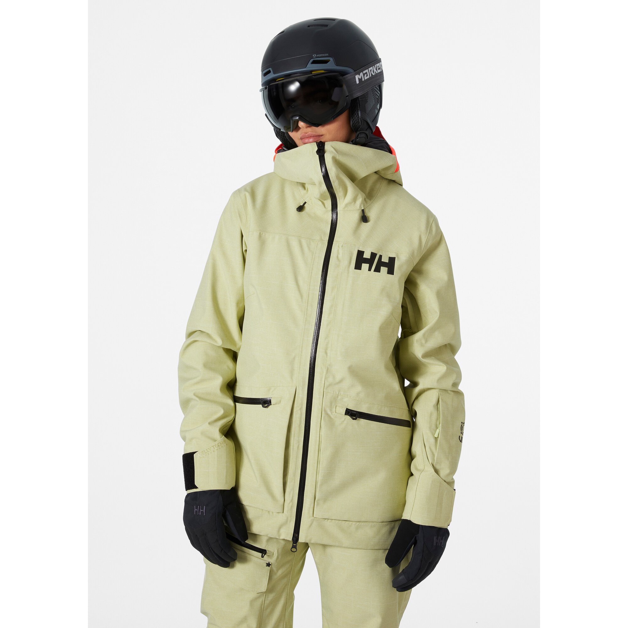 Helly Hansen W Powderqueen 3.0 Jacket iced matcha 3