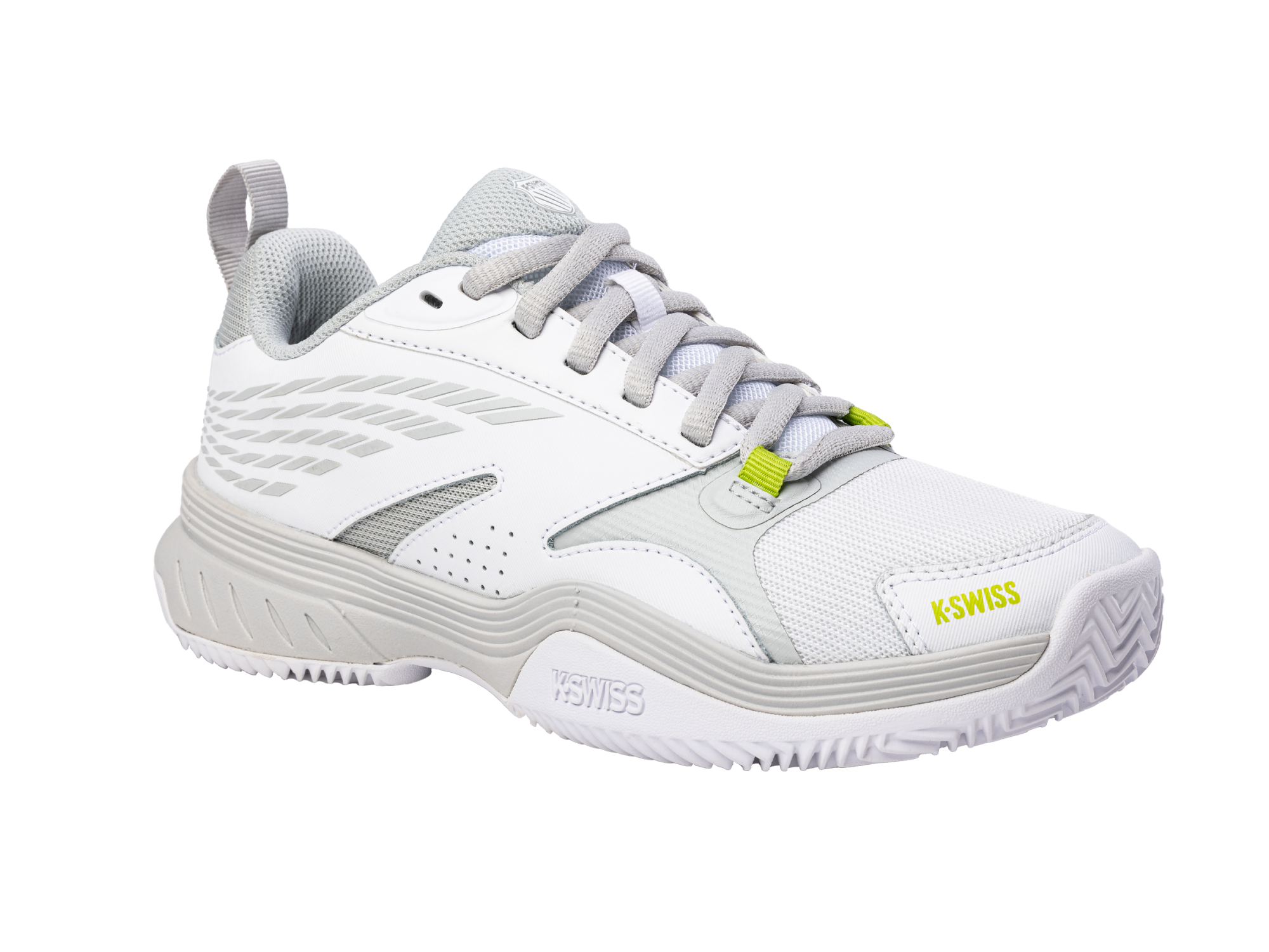 K-Swiss W Speedex HB white/grayviolet/limegreen violet 3