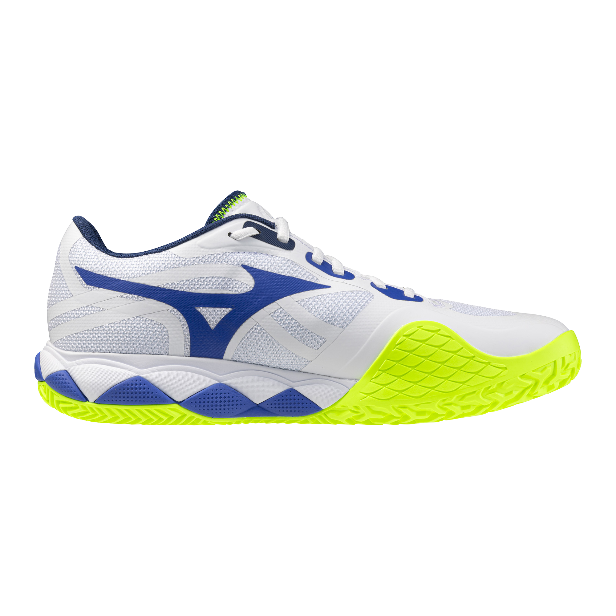 Mizuno Wave Enforcer Tour 2 CC white/dazzling blue/yellow 3