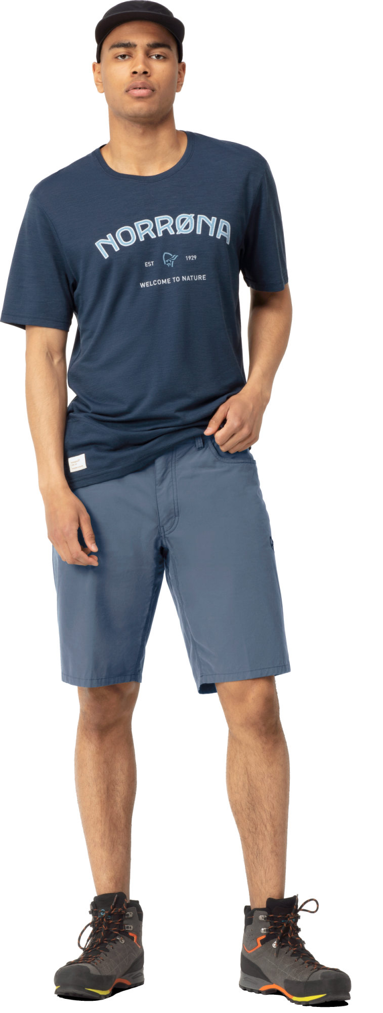 Norrona Femund Cotton Shorts vintage indigo indigo 3