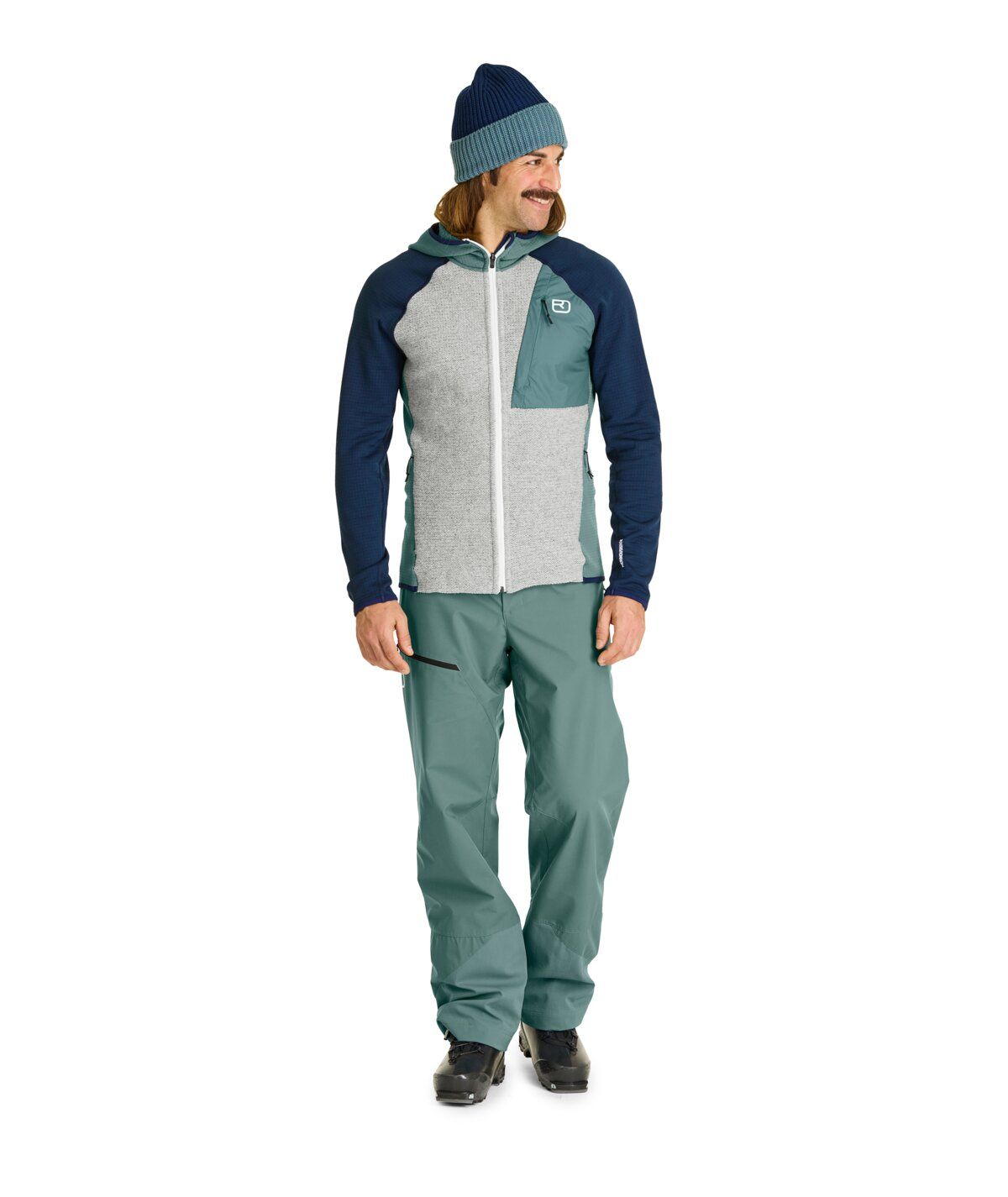 Ortovox Fleece GP Classic Knit Hoody arctic grey Fleece 3
