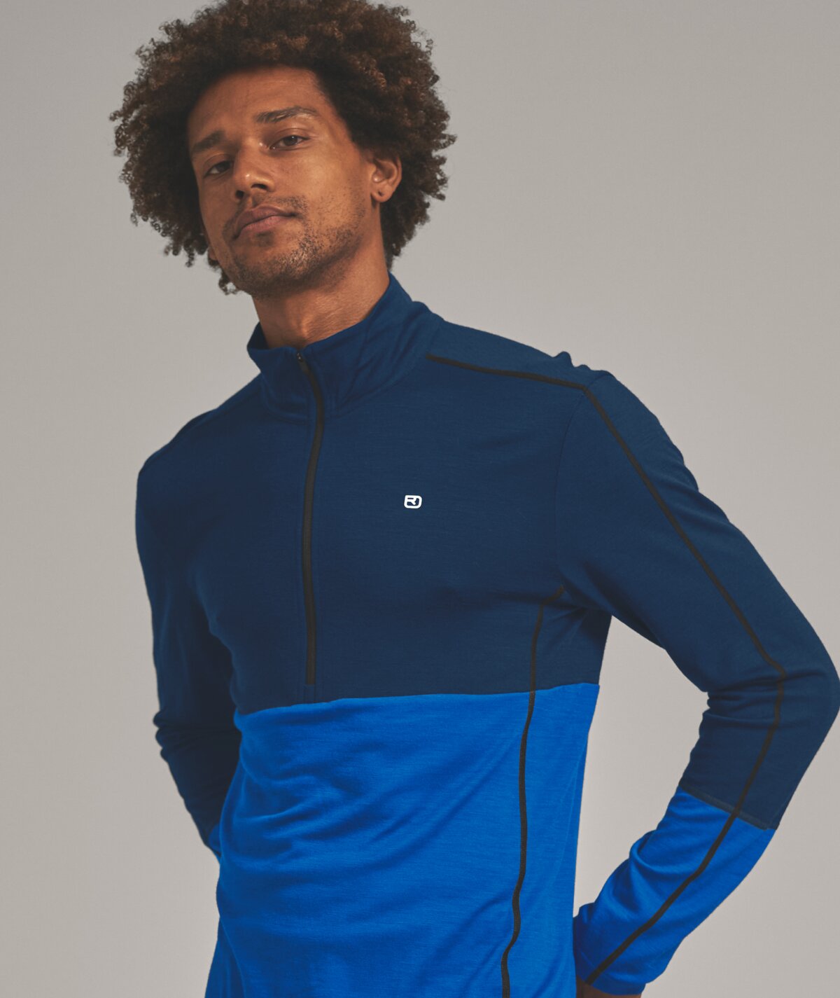 Ortovox Rock'n'Wool Zip Neck black raven 3