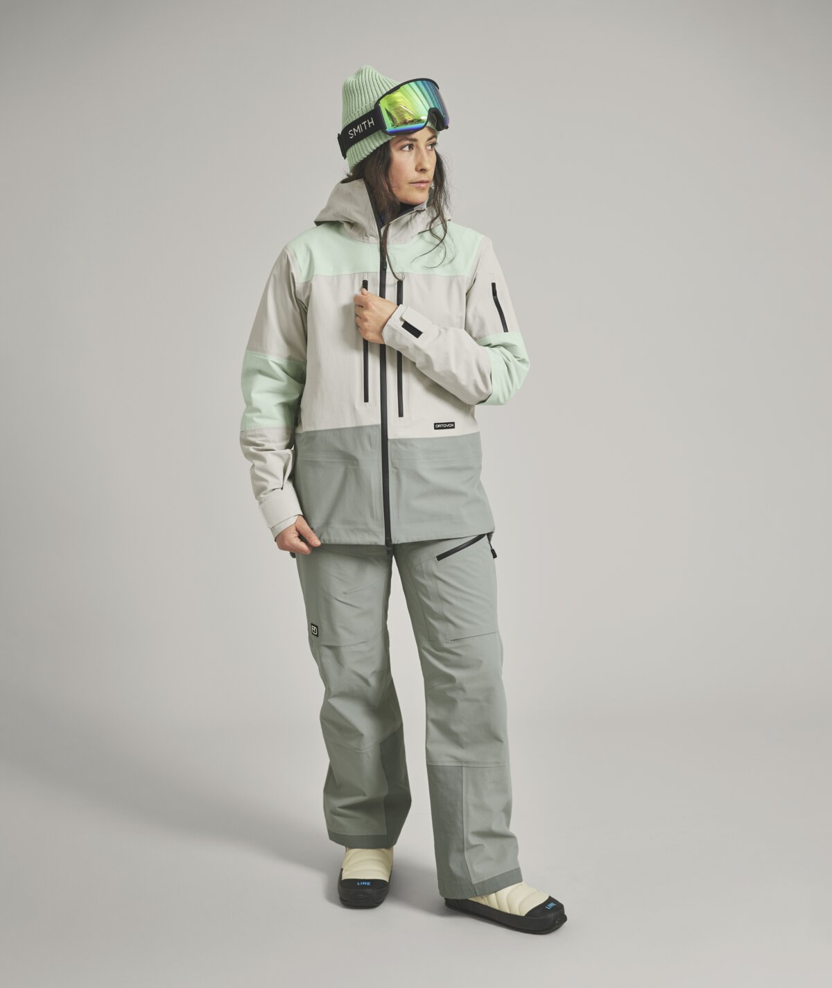 Ortovox W Ravine Free 3L Pants green sage 3