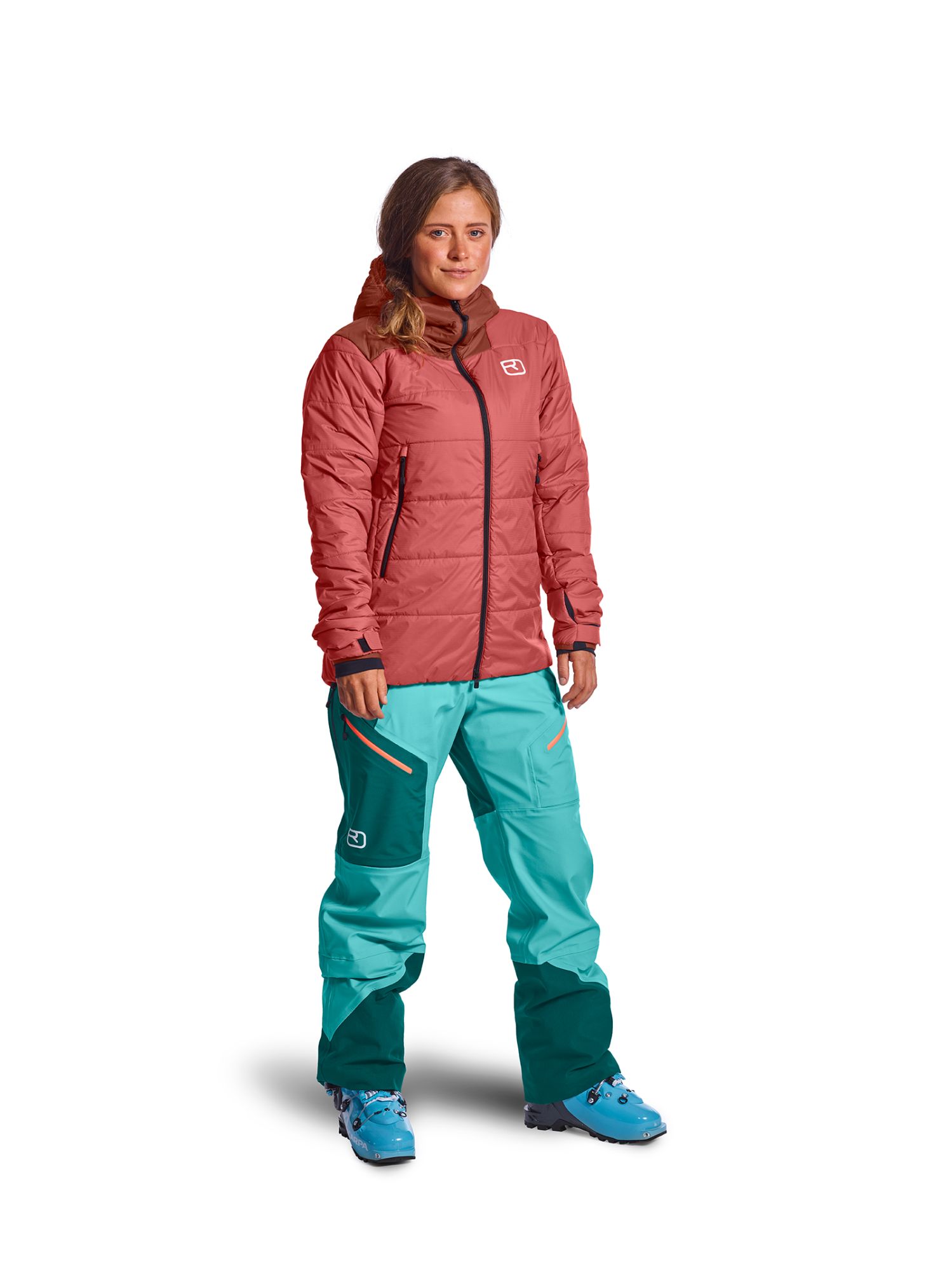 Ortovox W Swisswool Zinal Jacket ice waterfall 3