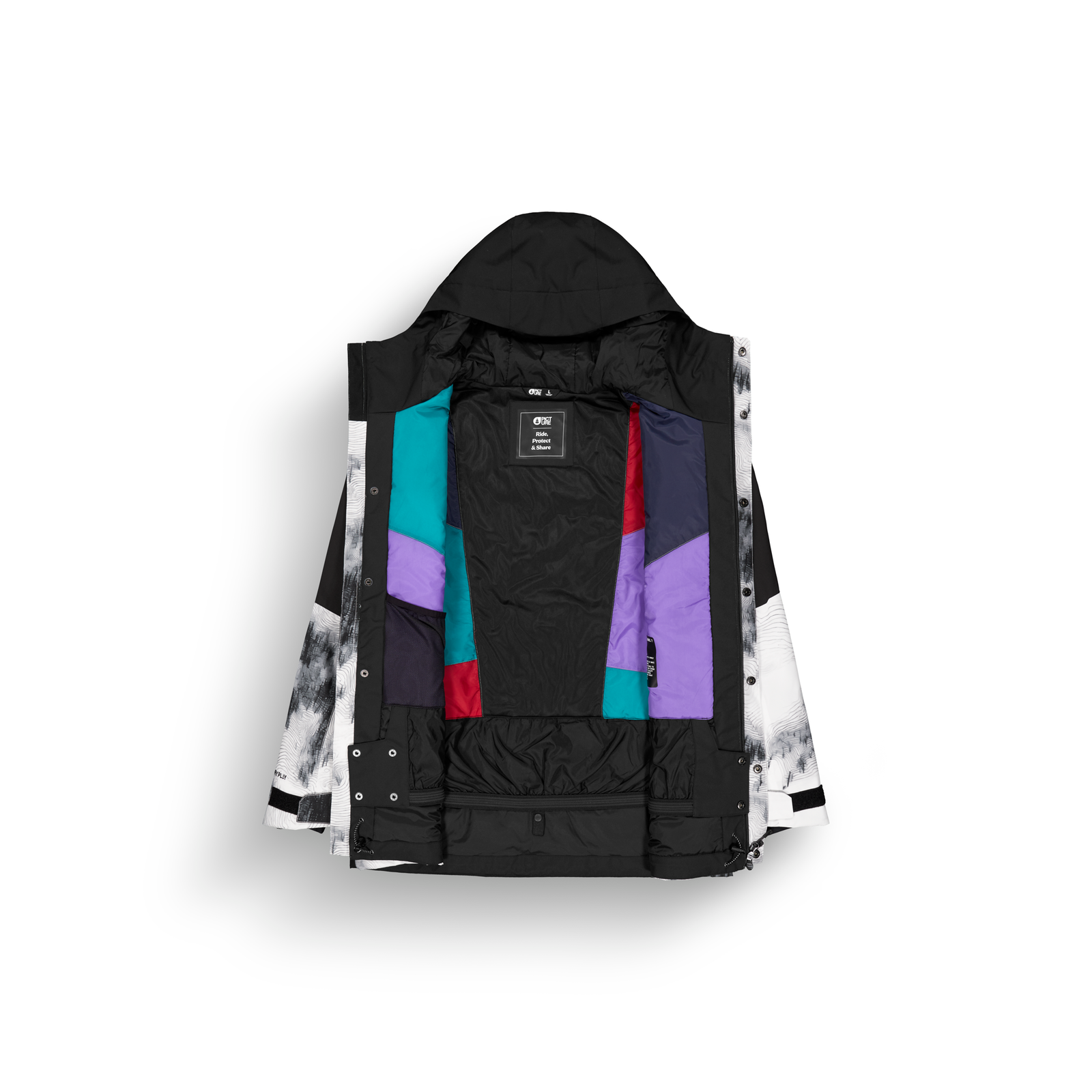 Picture Jomoh Jacket snowy pine print 3