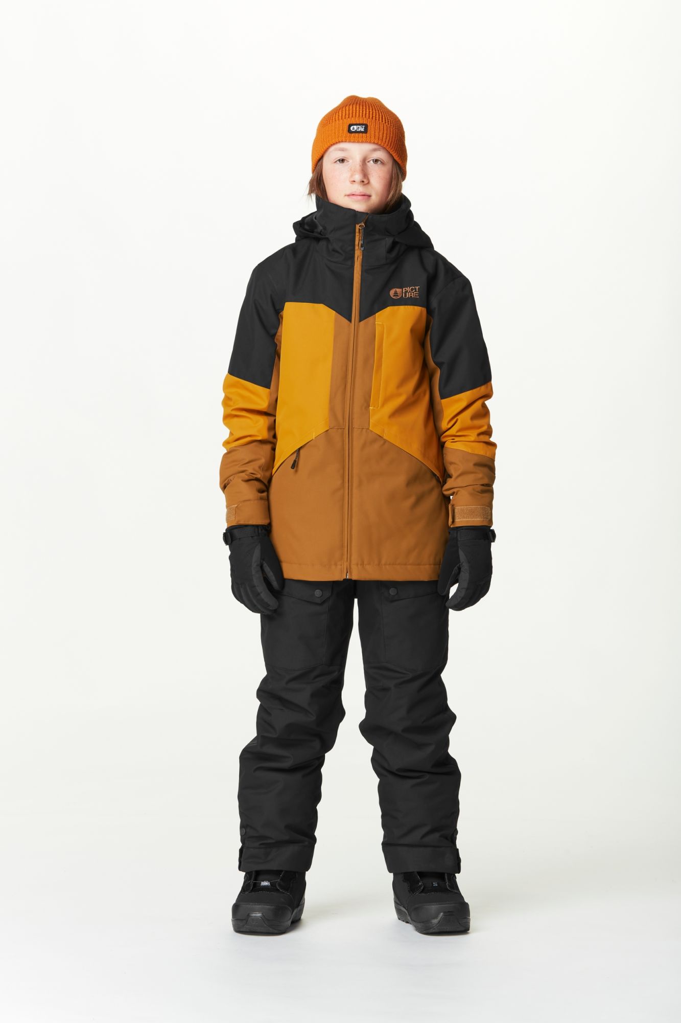 Picture JR Cossmo Jacket black/honey chocolate chocolate 3