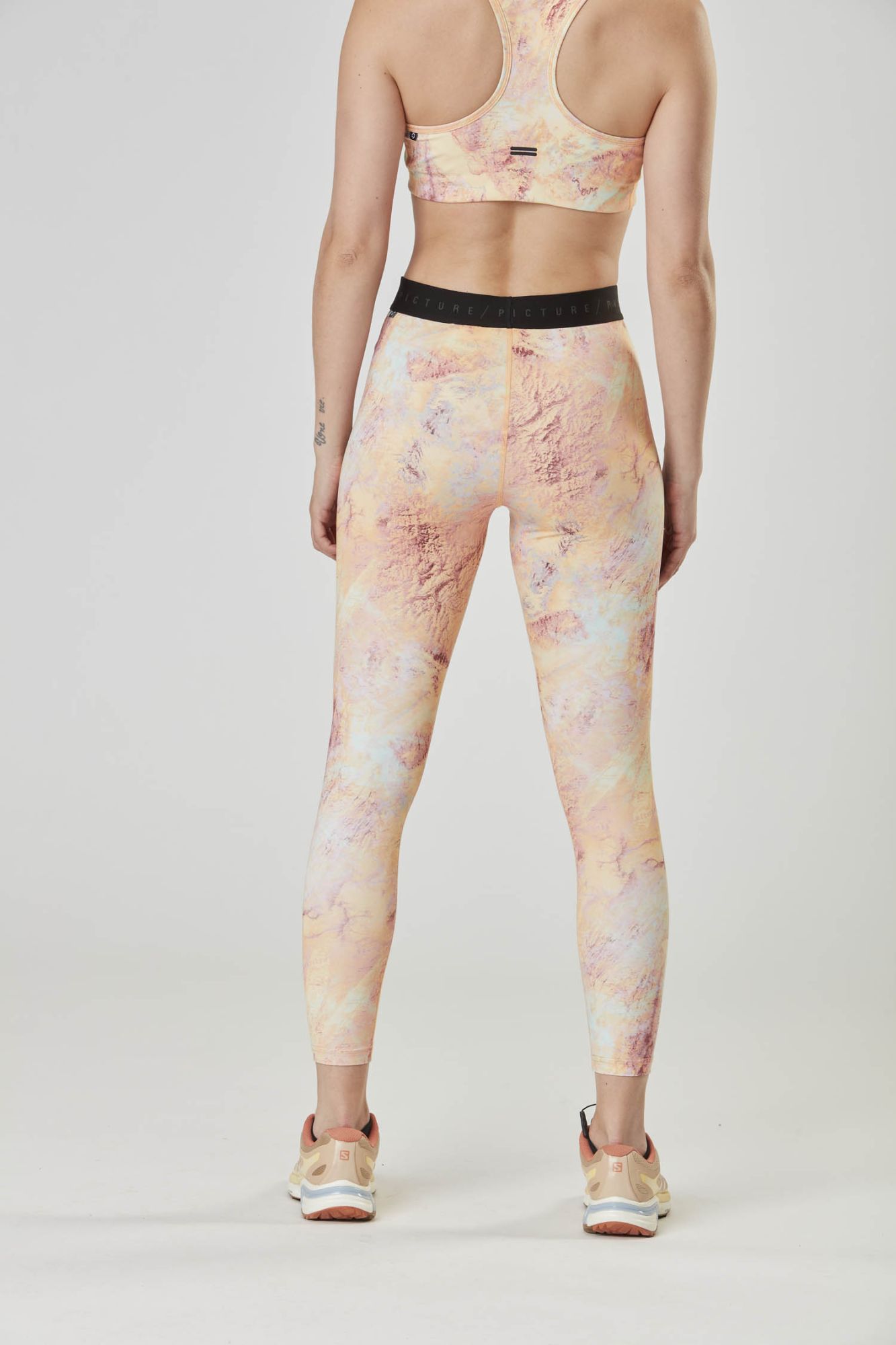 Picture W Caty Printed Leggings geology cream cream 3