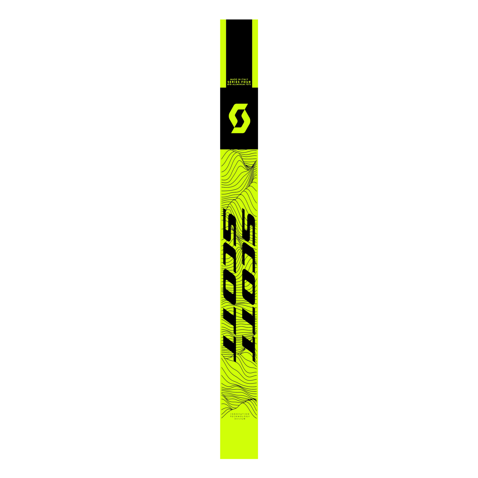 Scott SEA Skistock neon yellow 3