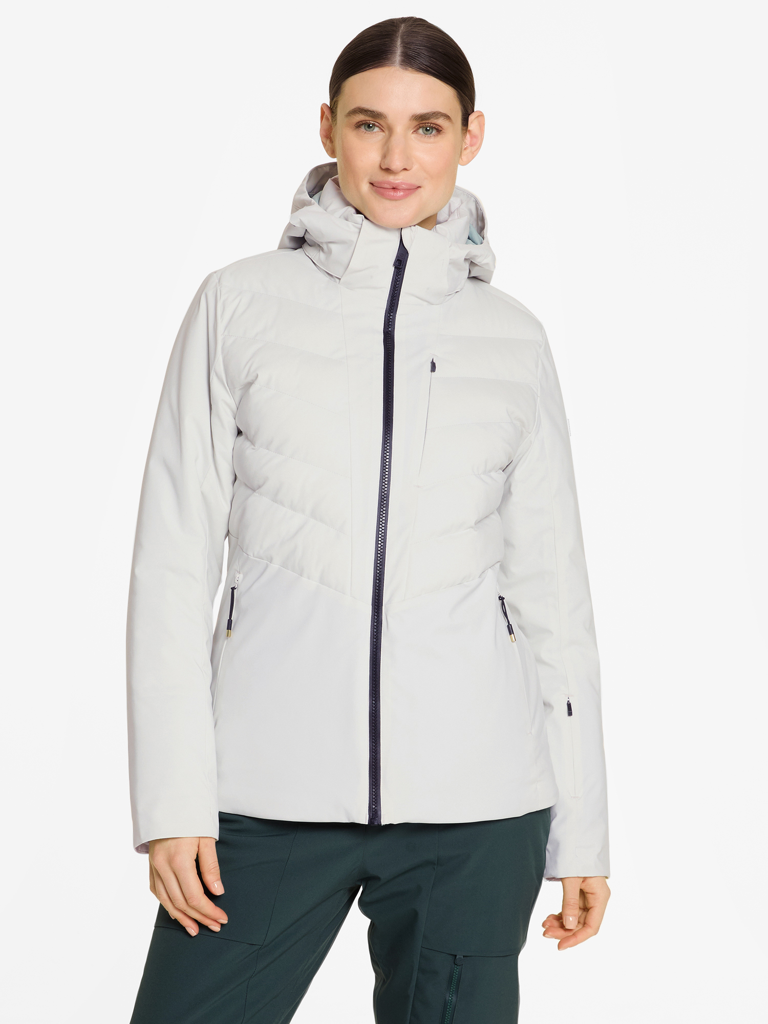 Ziener W Tokki jacket white fog white 3