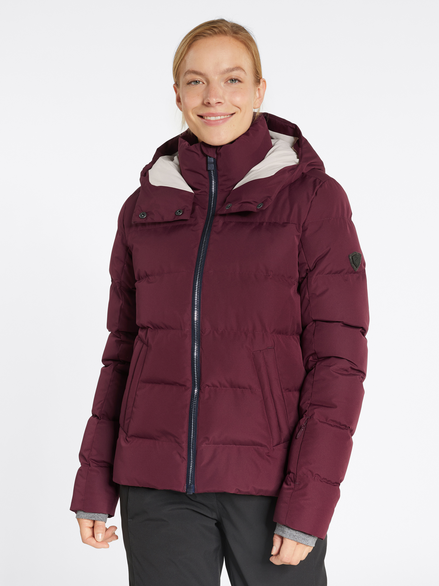 Ziener W Tusja Jacket velvet red red 3