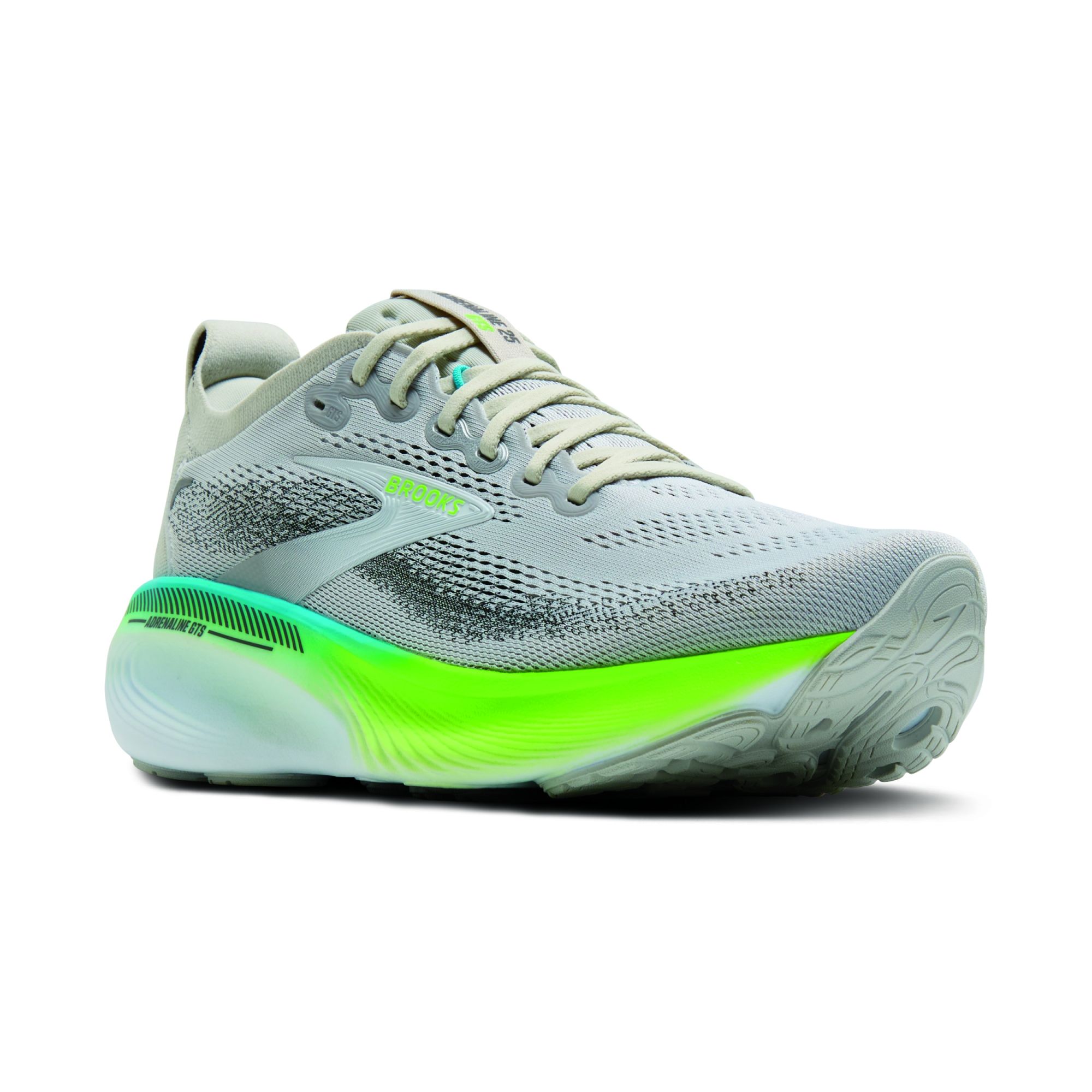 Brooks Adrenaline GTS 25 oyster/green gecko/blue 4