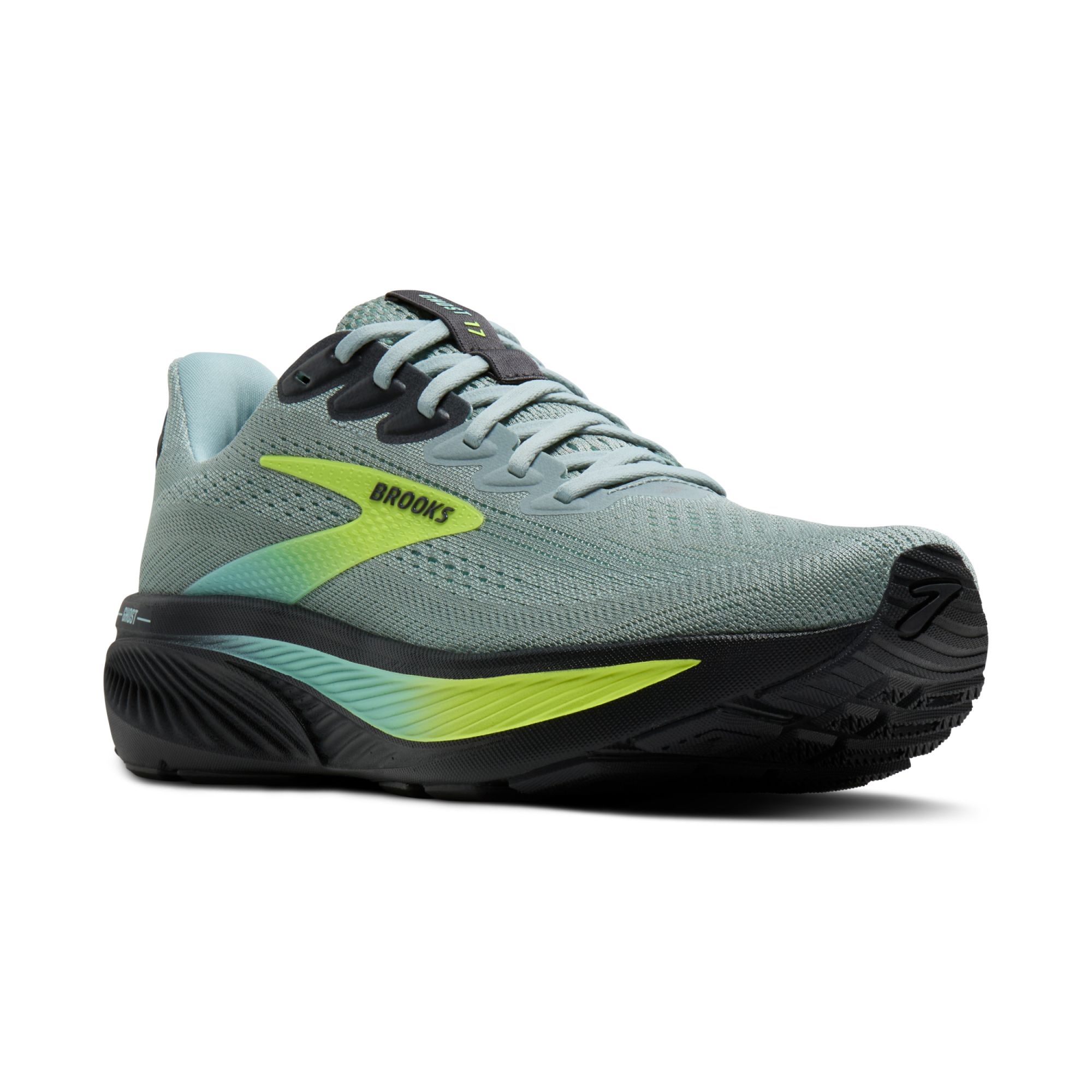 Brooks Ghost 17 gray mist/yucca/nightlife 4
