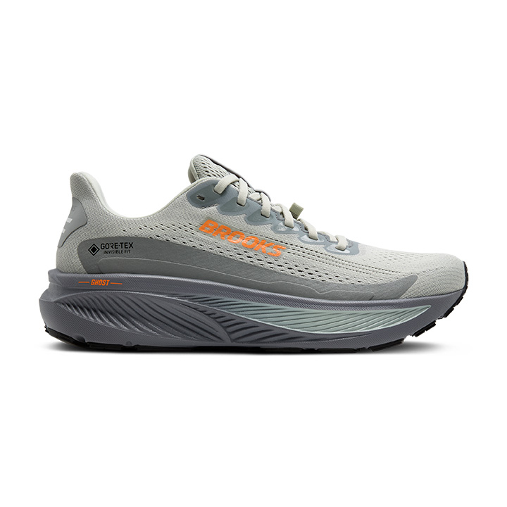 Brooks Ghost 17 GTX smoke/primer grey/orange 4