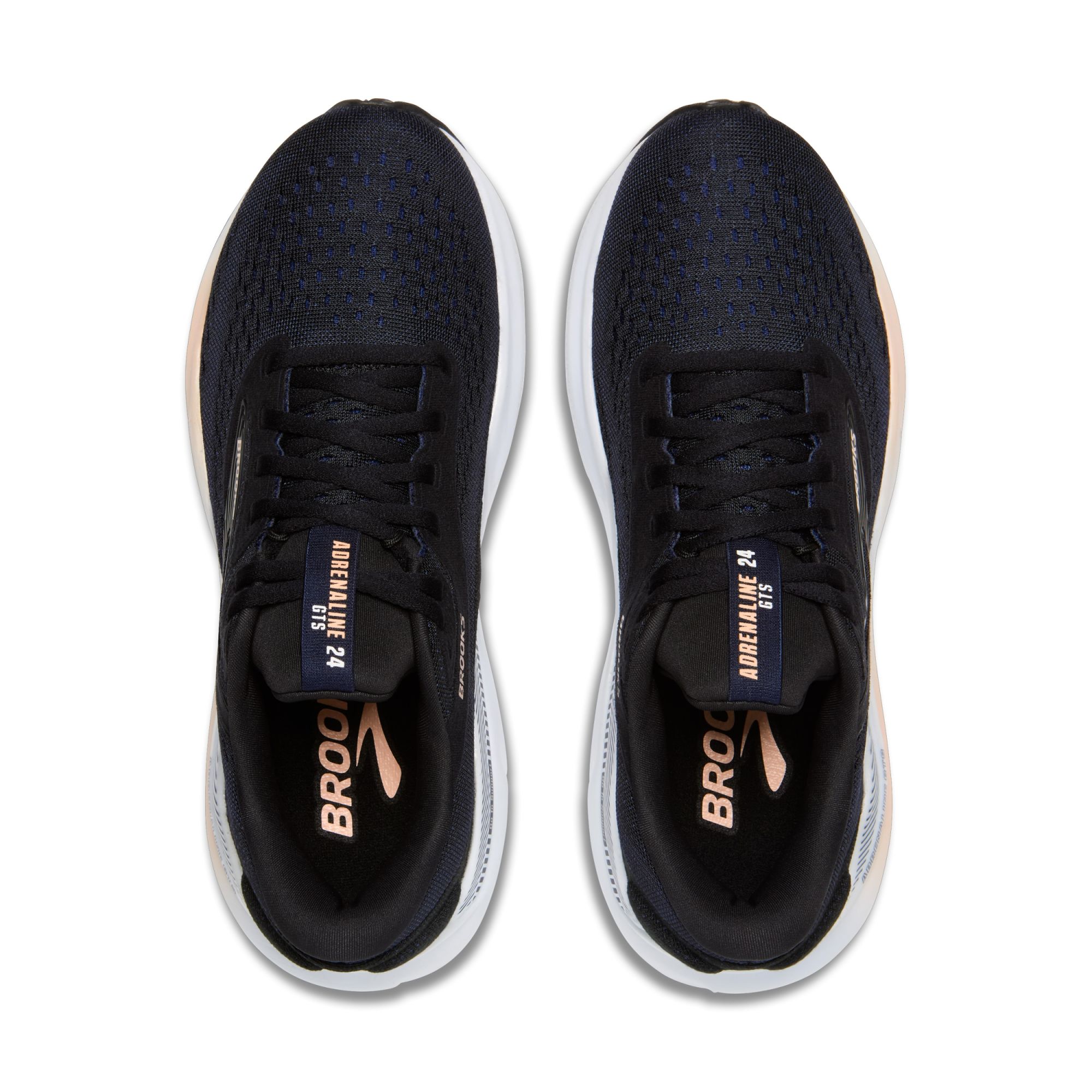 Brooks W Adrenaline GTS 24 black/peach/peacoat black 4