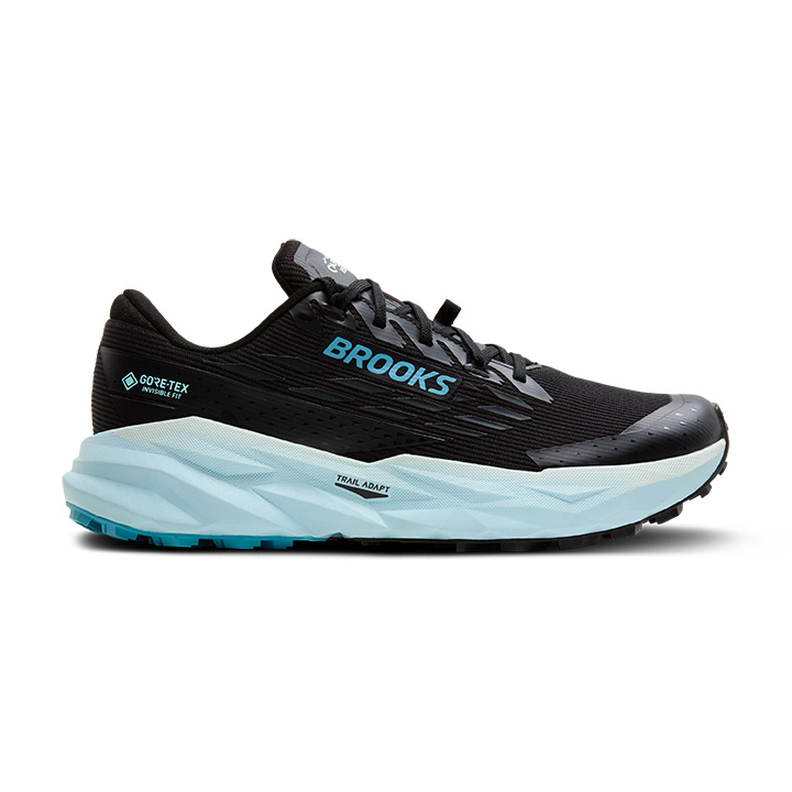 Brooks W Cascadia 19 GTX black/ebony/blue flower 4