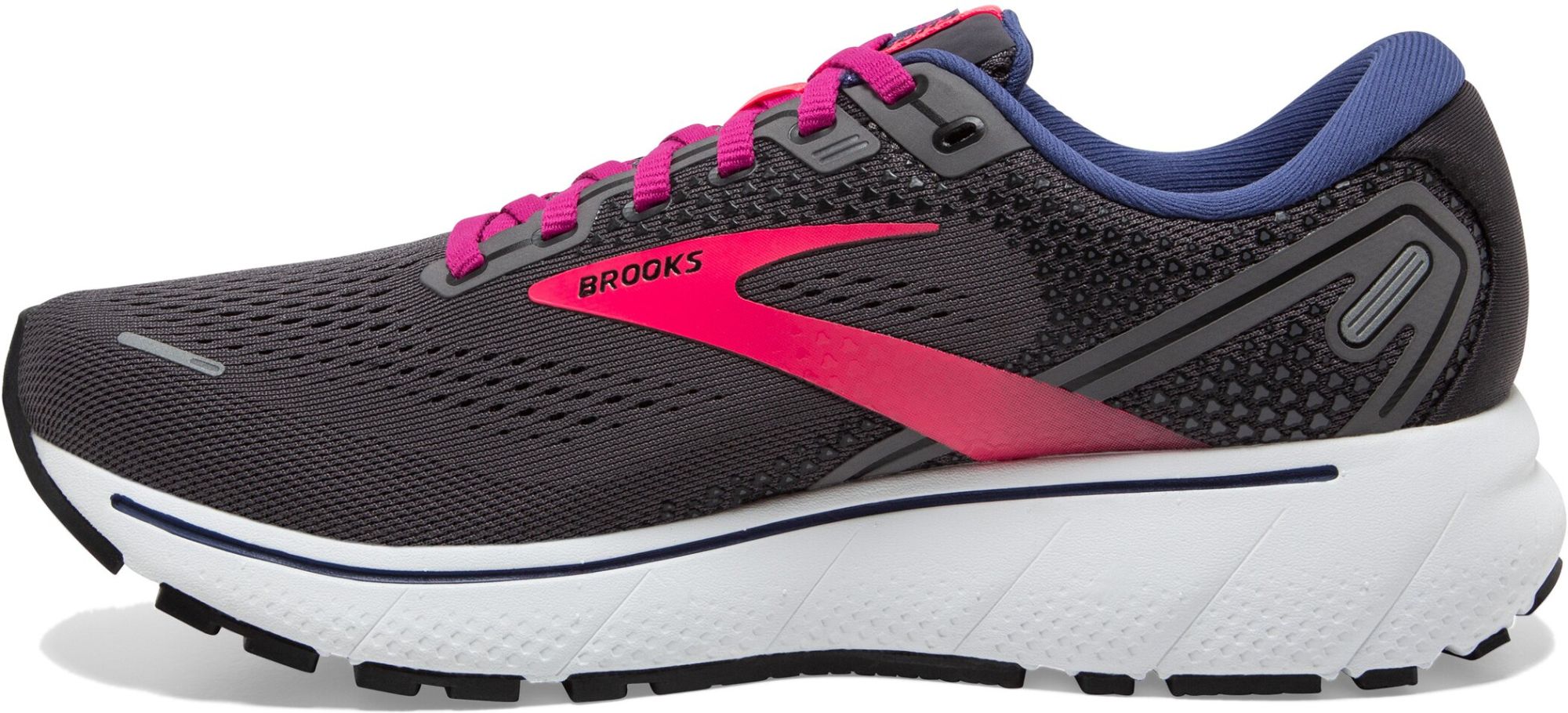 Brooks W Ghost 14 pearl/black/pink black 4