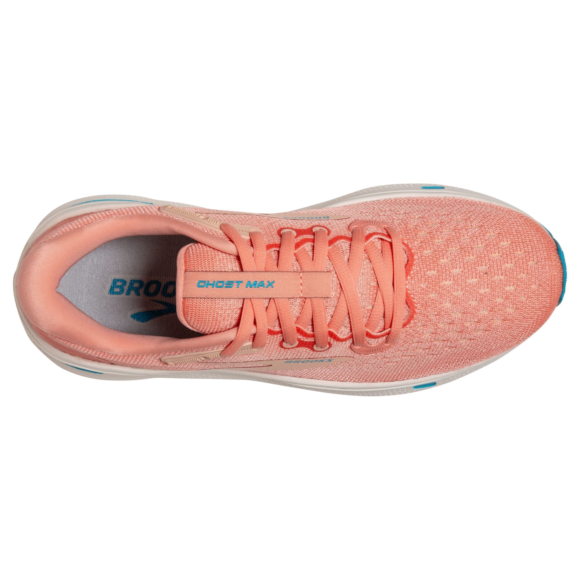 Brooks W Ghost Max papaya/apricot/blue apricot 4