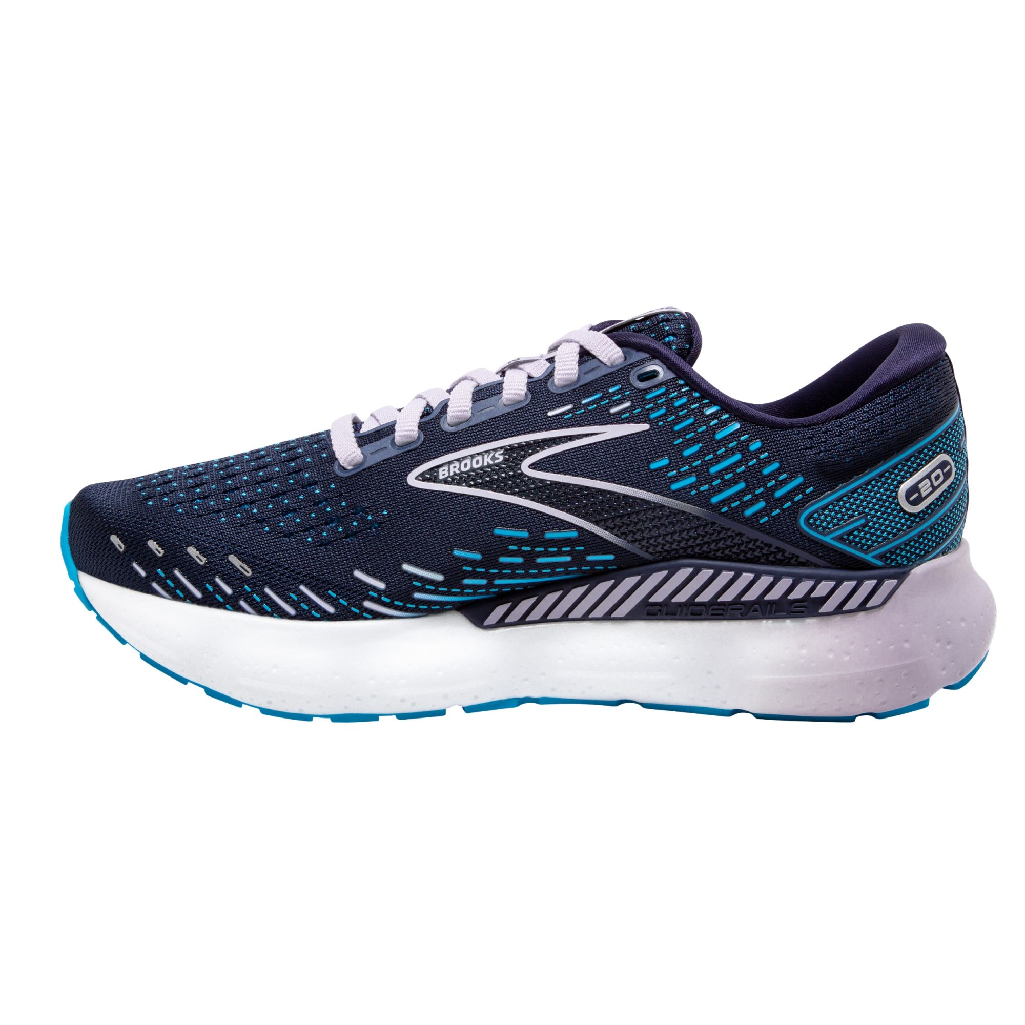 Brooks W Glycerin GTS 20 peacoat/ocean/pastel lilac lilac 4