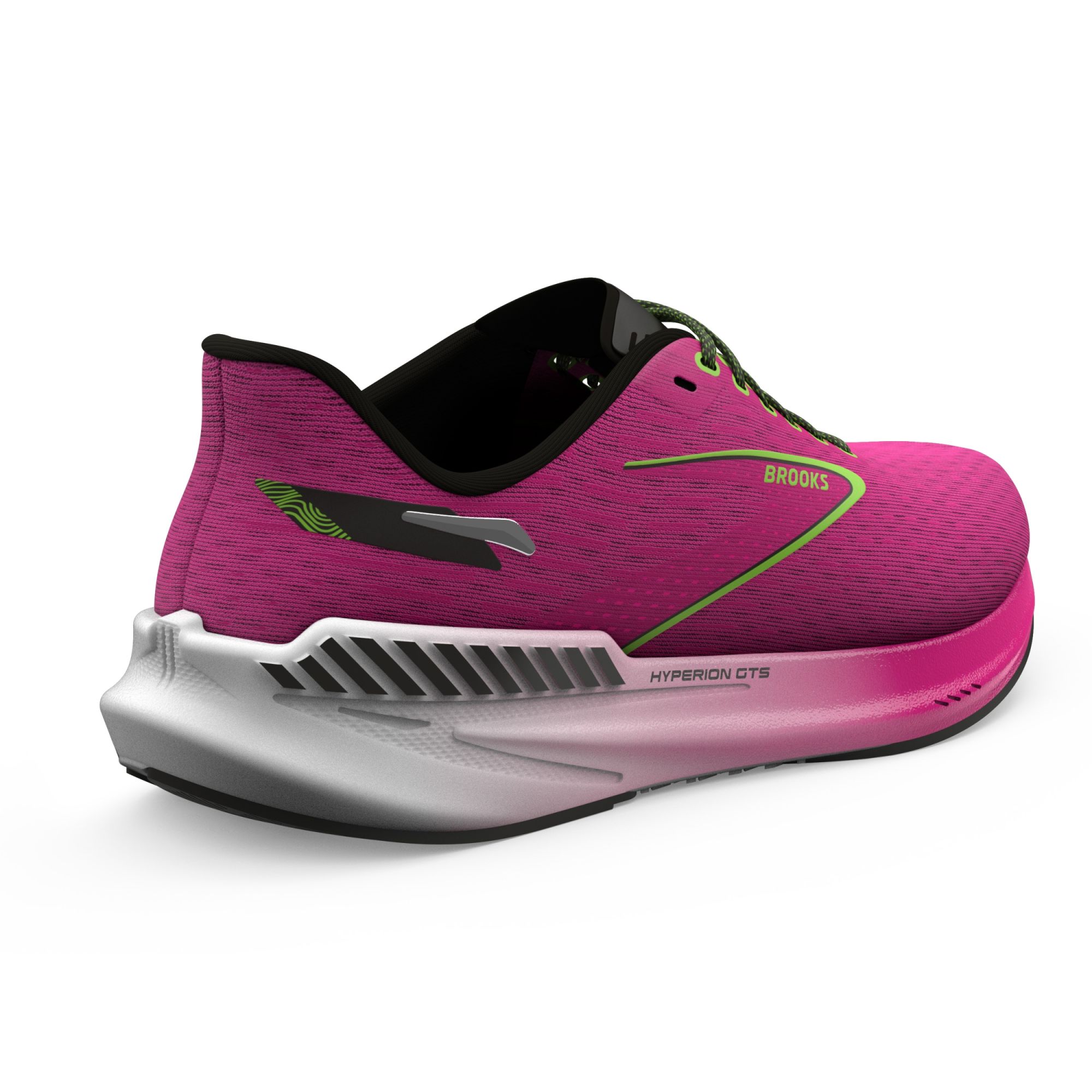 Brooks W Hyperion GTS pink glo/green/black green 4