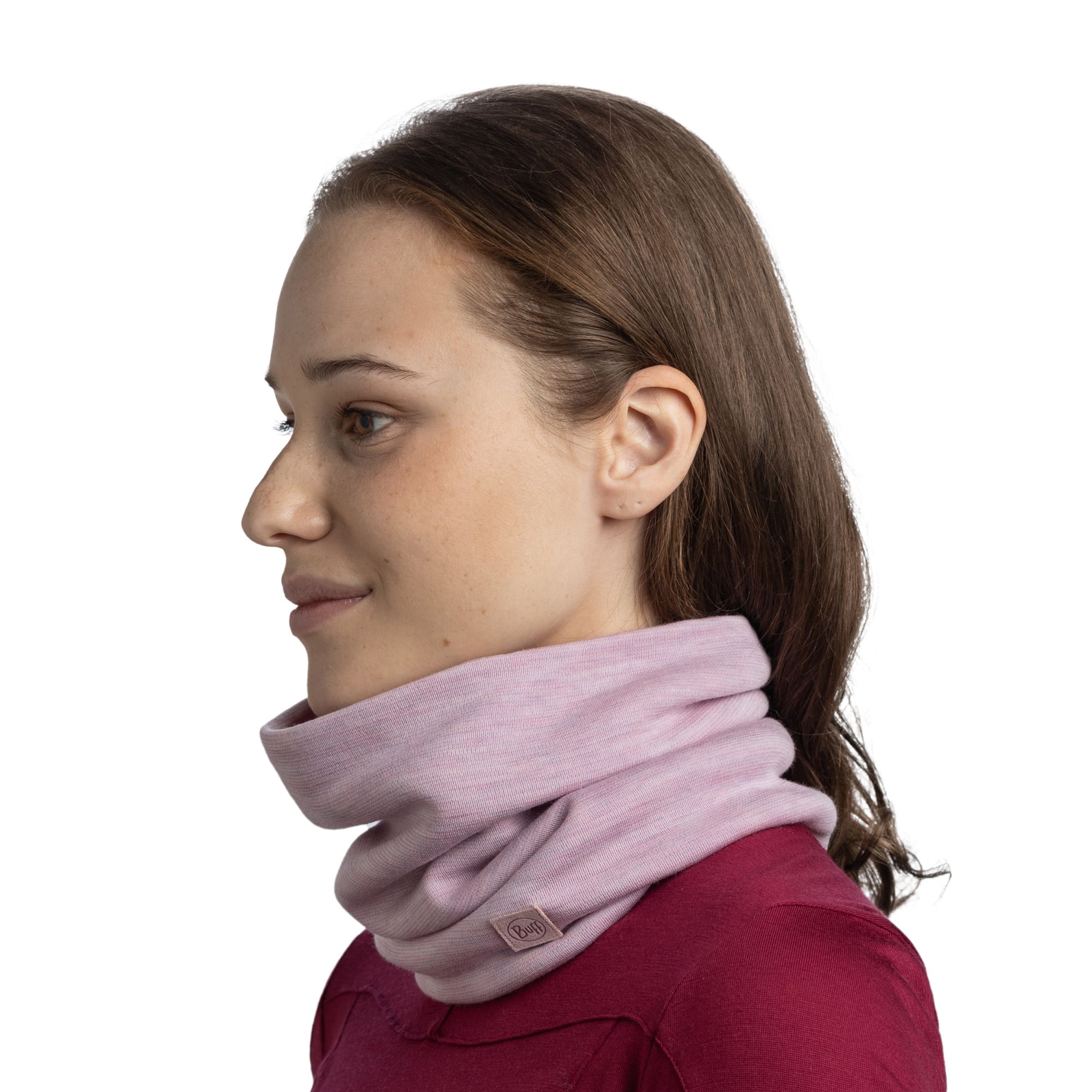 Buff Merino Heavyweight Multifunktionstuch lilac sand 4