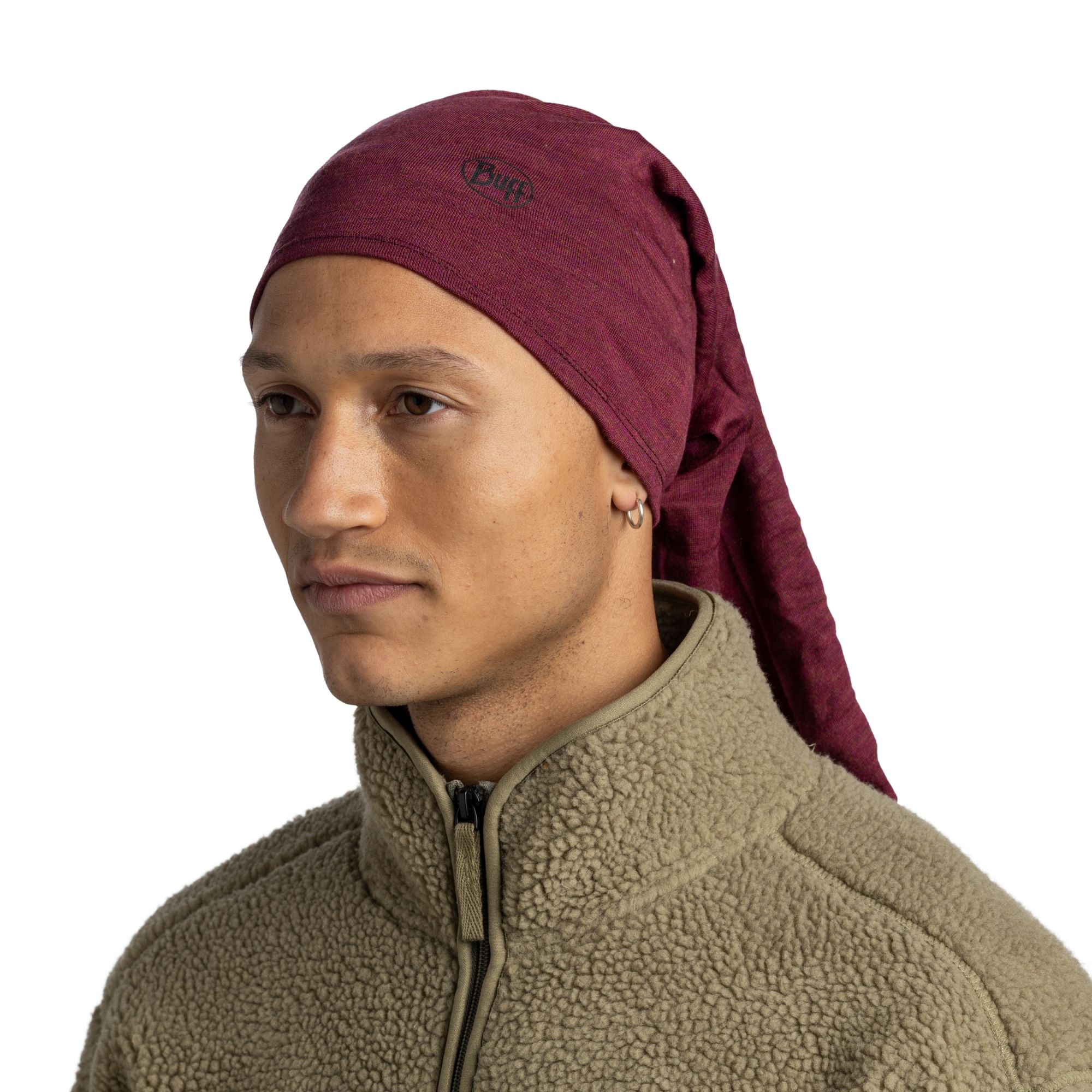 Buff Merino Midweight Multifunktionstuch melange tibetan red 4