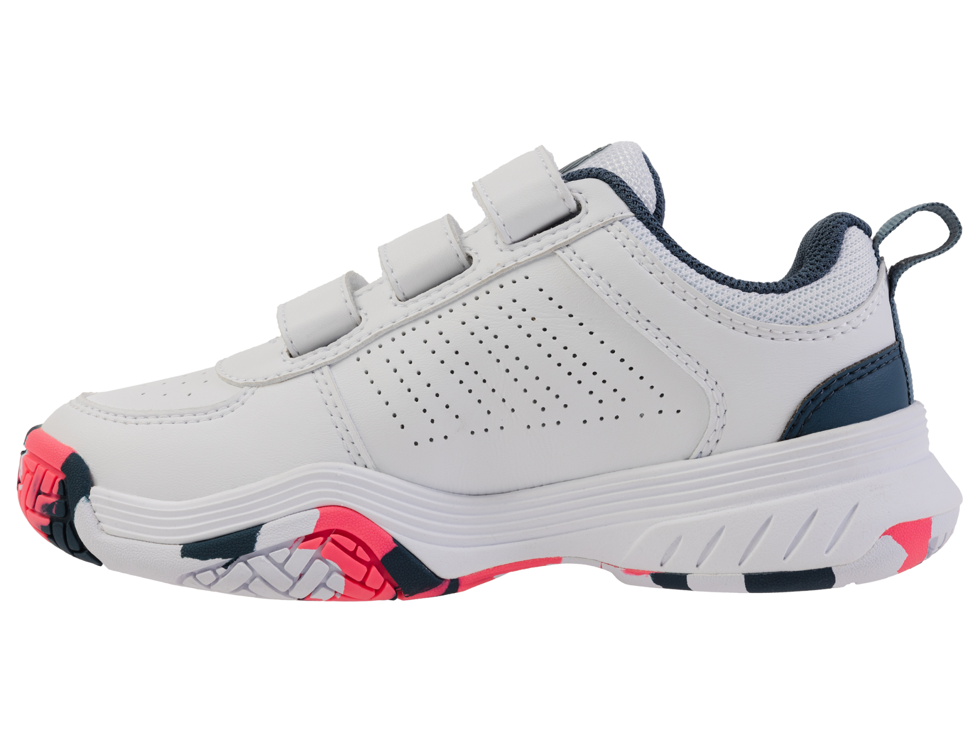 K-Swiss JR Court Express 2 Strap white/neonblaze Blaze 4